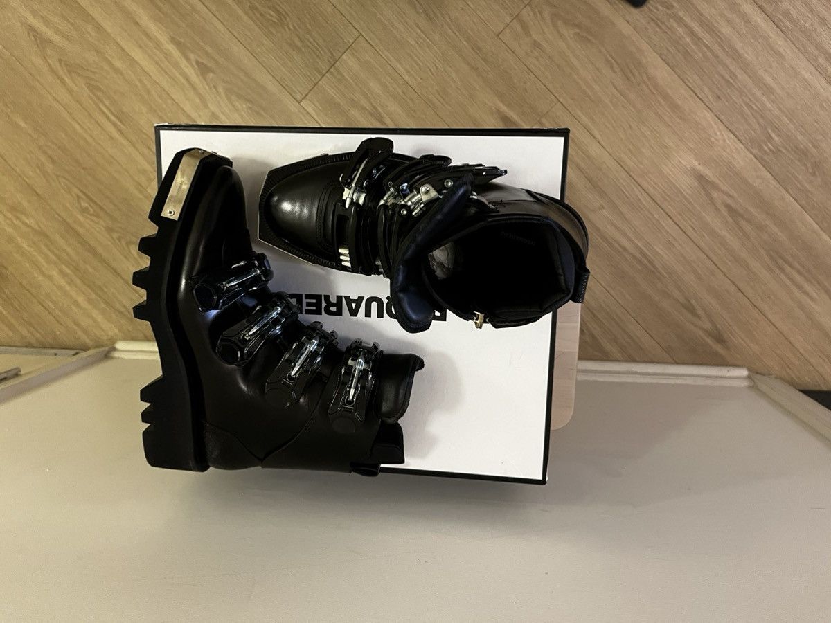 Dsquared2 Dsquared2 Black Leather Robot/ Military Style Boots Size US 11 / EU 44 - 15 Thumbnail