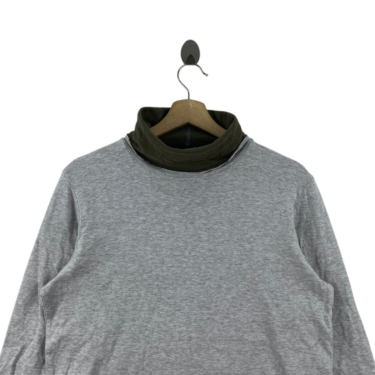 Japanese Brand × SHIPS SHIPS Japanese Brand Turtleneck Style Grey Long Sleeve Size US M / EU 48-50 / 2 - 2 Thumbnail