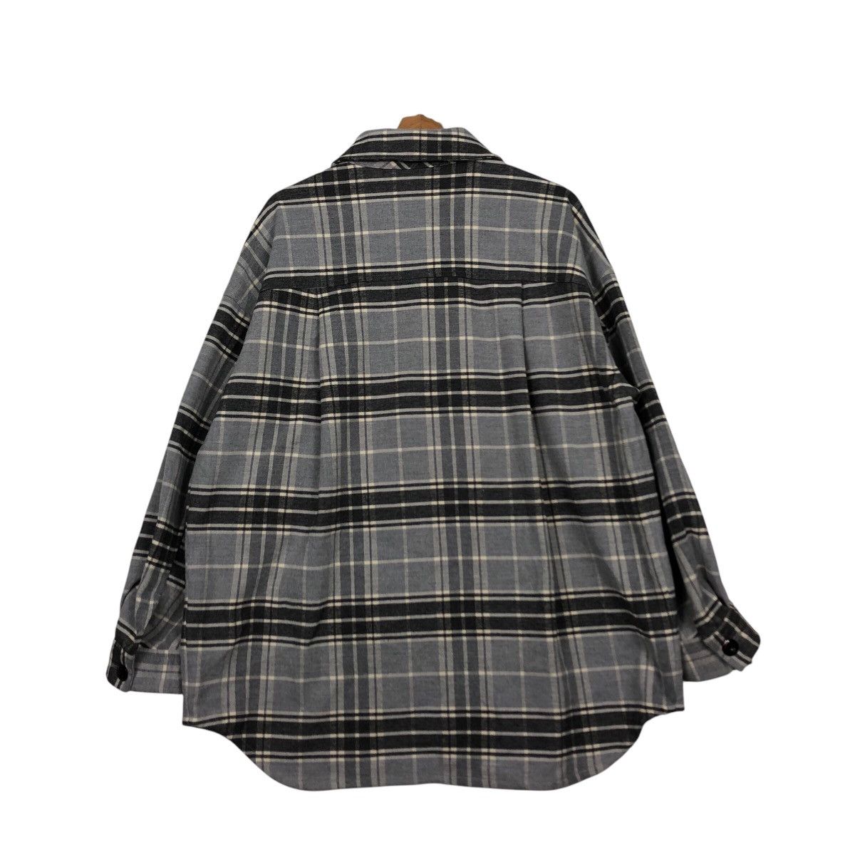 Japanese Brand 📌Vintage Button Jacket Tartan Design GU Japan Issey Miyake Size US XL / EU 56 / 4 - 9 Thumbnail