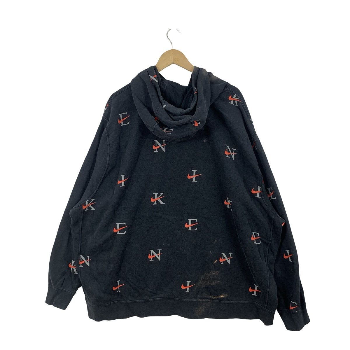 Nike NIKE SWOOSH Minimalist Embroidered Logo Full Print Hoodie Size US XXL / EU 58 / 5 - 8 Thumbnail