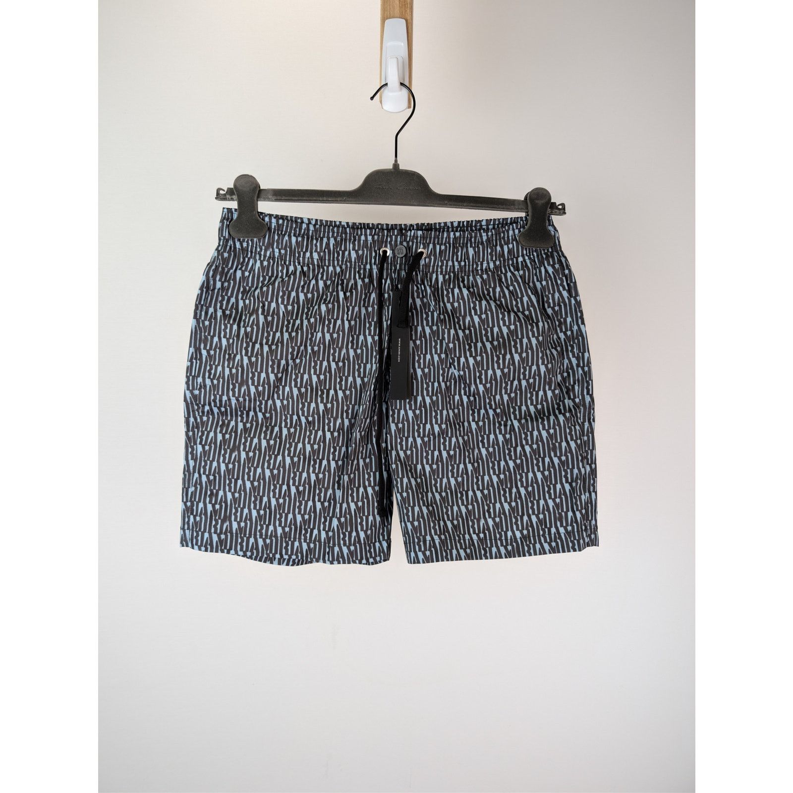 Amiri o1rshd1 Allover Amiri Swim Trunk Short in Dusty Blue Size US 30 / EU 46 - 1 Thumbnail