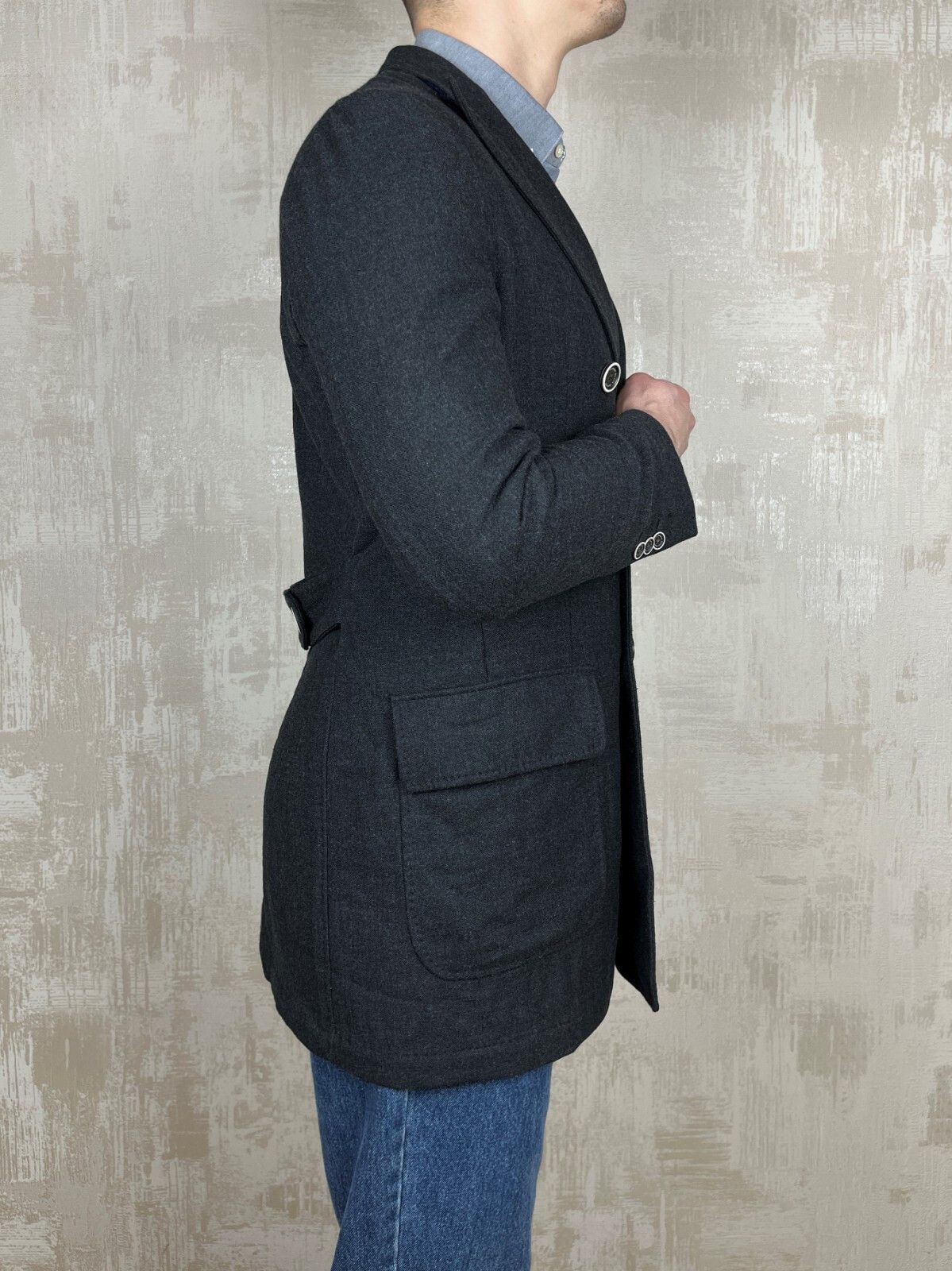 Designer Dutch Dandies Double Brested Wool Blend Coat Jacket Size US M / EU 48-50 / 2 - 6 Thumbnail