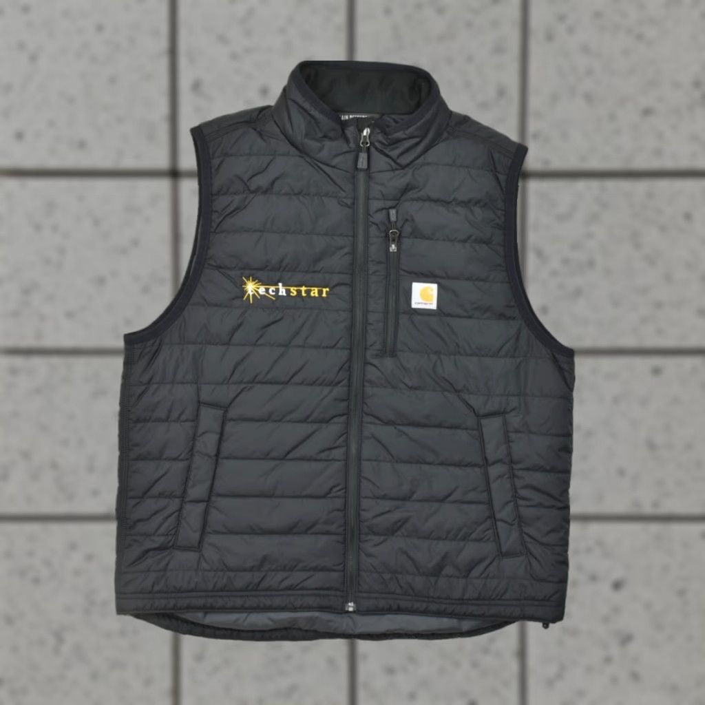 Carhartt Carhartt Rain Defender Relaxed Fit Insulated Vest Black Mens Size Large Logo Vest Size US L / EU 52-54 / 3 - 1 Thumbnail