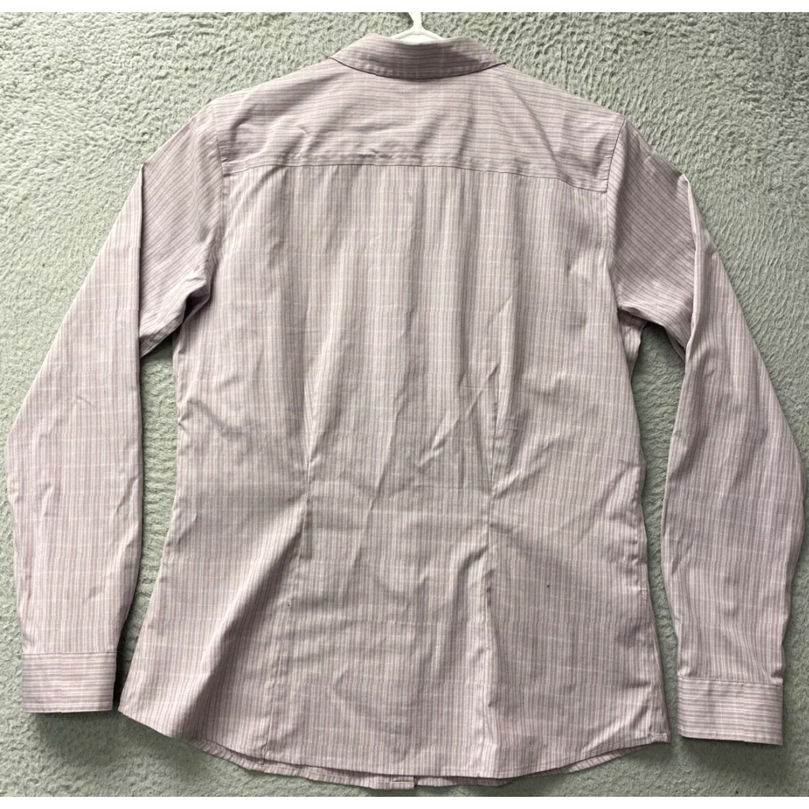 Eddie Bauer Eddie Bauer Shirt Women Purple Long Sleeve Button-Up M Small Check Clothing Womens Medium Purple Check Shirt Size M / US 6-8 / IT 42-44 - 8 Thumbnail