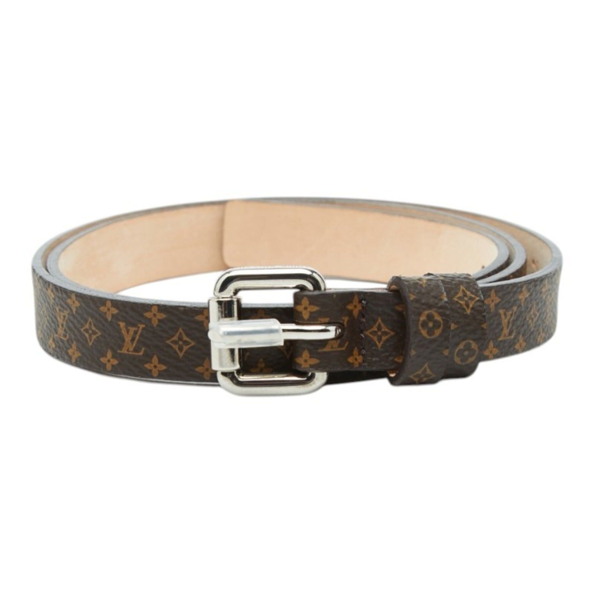 Louis Vuitton Louis Vuitton Monogram Belt, Size 70, Brown Leather, Women's. Size ONE SIZE - 1 Thumbnail