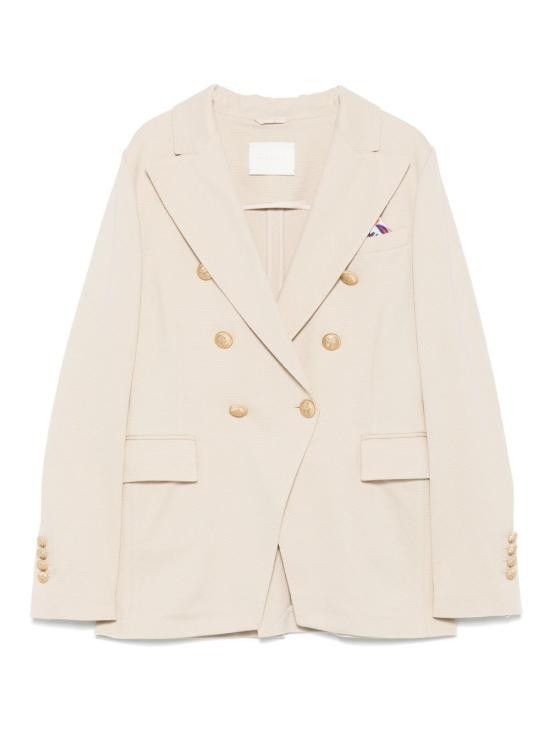 Circolo 1901 CIRCOLO 1901 Women Jackets FD3382 1018 Beige Size XS / US 0-2 / IT 36-38 - 1 Thumbnail