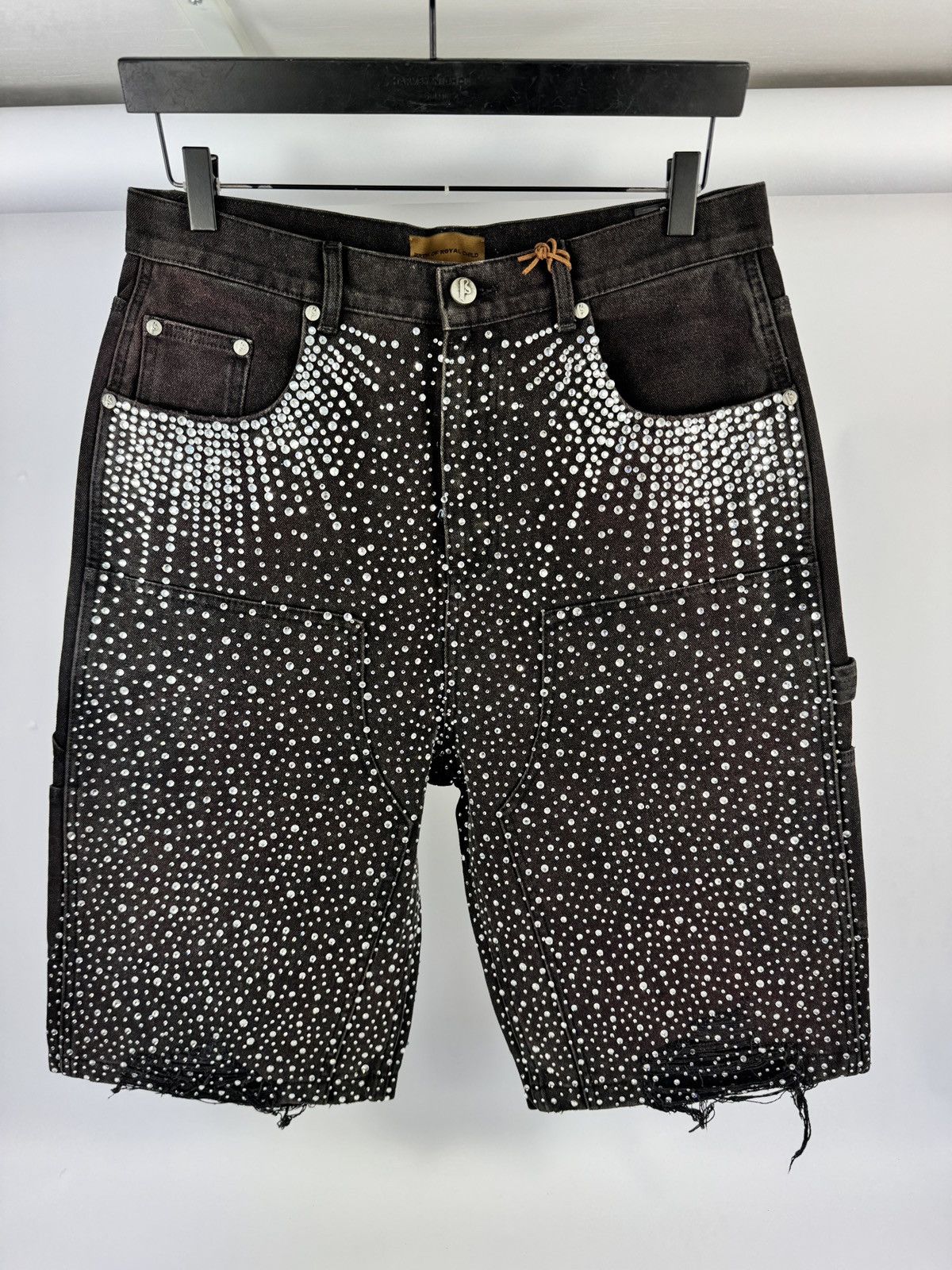 CRYSTAL EMBELLISHED SHORTS