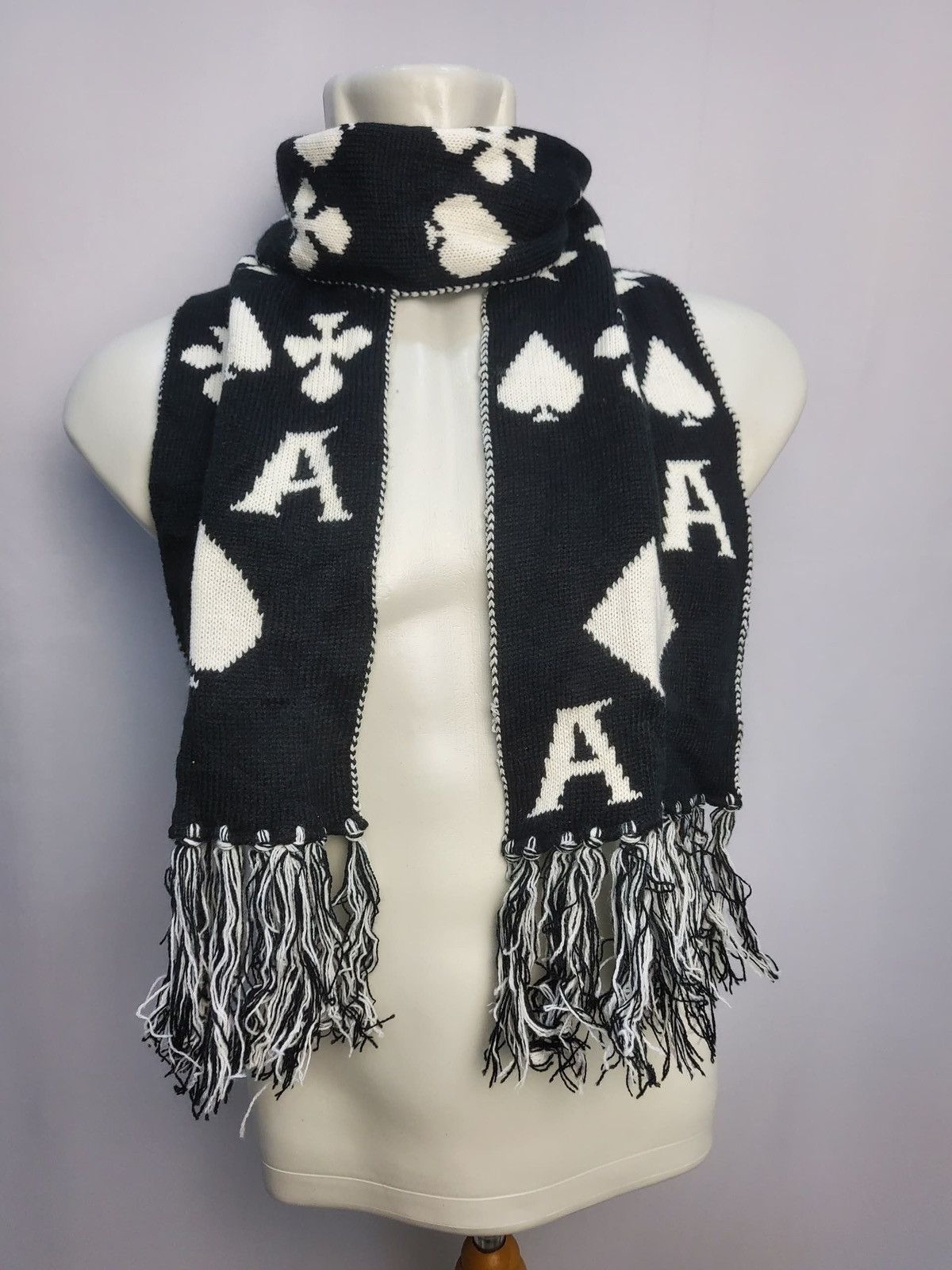 If Six Was Nine × Japanese Brand ACE OF SPADE Scarf Muffler neckwear Size ONE SIZE - 1 Thumbnail
