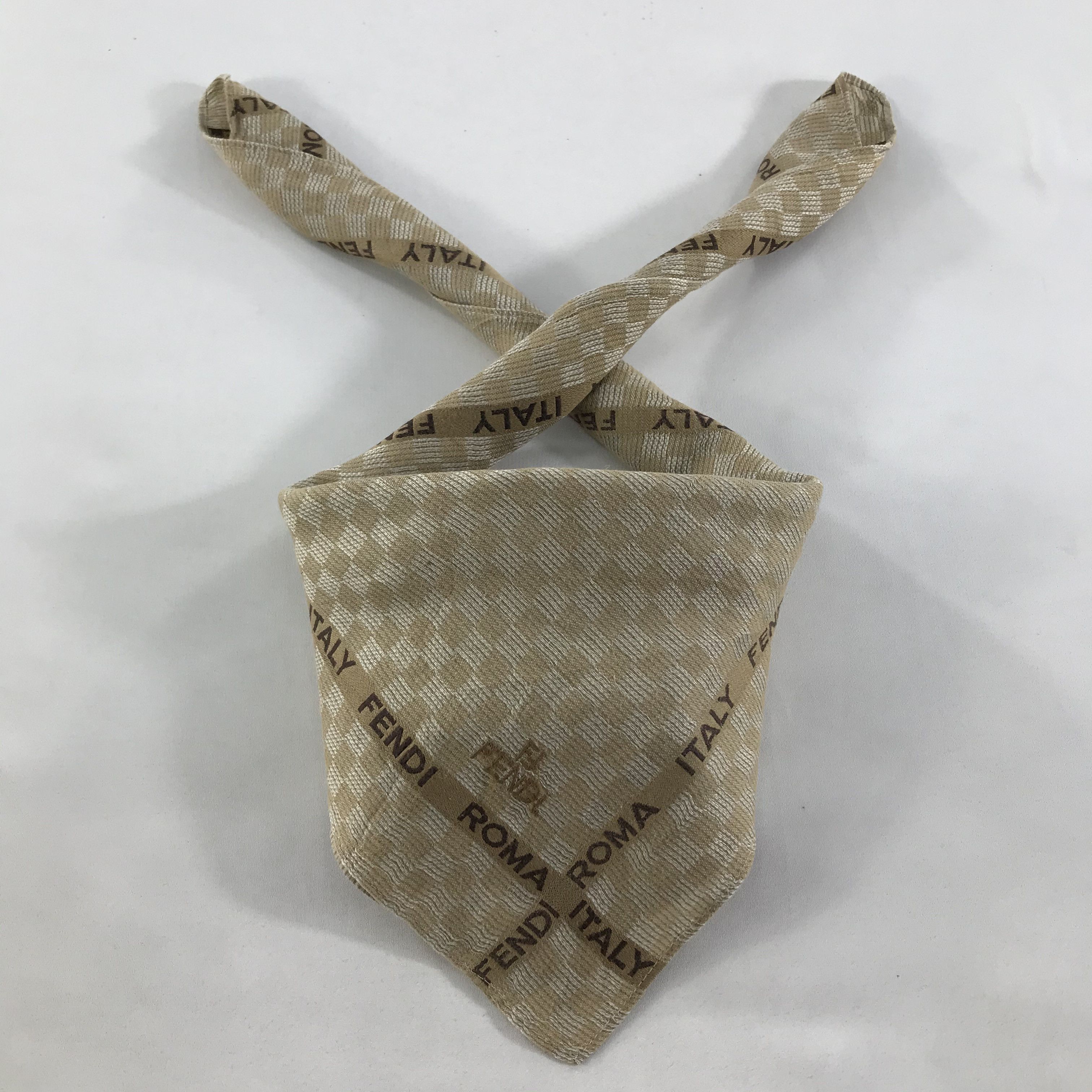 Vintage Vintage Fendi Bandana / Handkerchief / Neckerchief - S1573 Size ONE SIZE - 3 Thumbnail