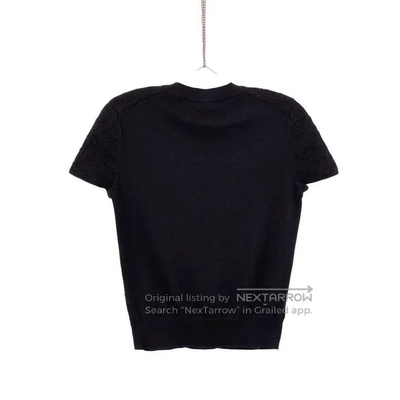 Hermes Hermes Wool Black Relief Full-Print Short Sleeve Size XS / US 0-2 / IT 36-38 - 2 Thumbnail
