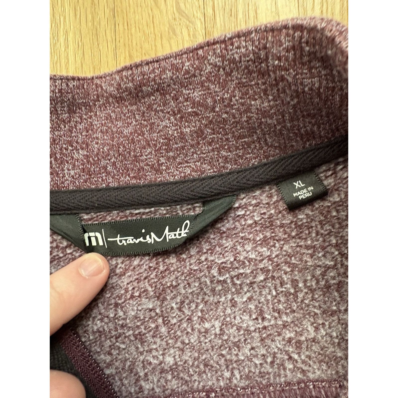 TravisMathew Travis Mathew Sweater Mens Red Golf Quarter Zip Pullover XL Size US XL / EU 56 / 4 - 6 Thumbnail