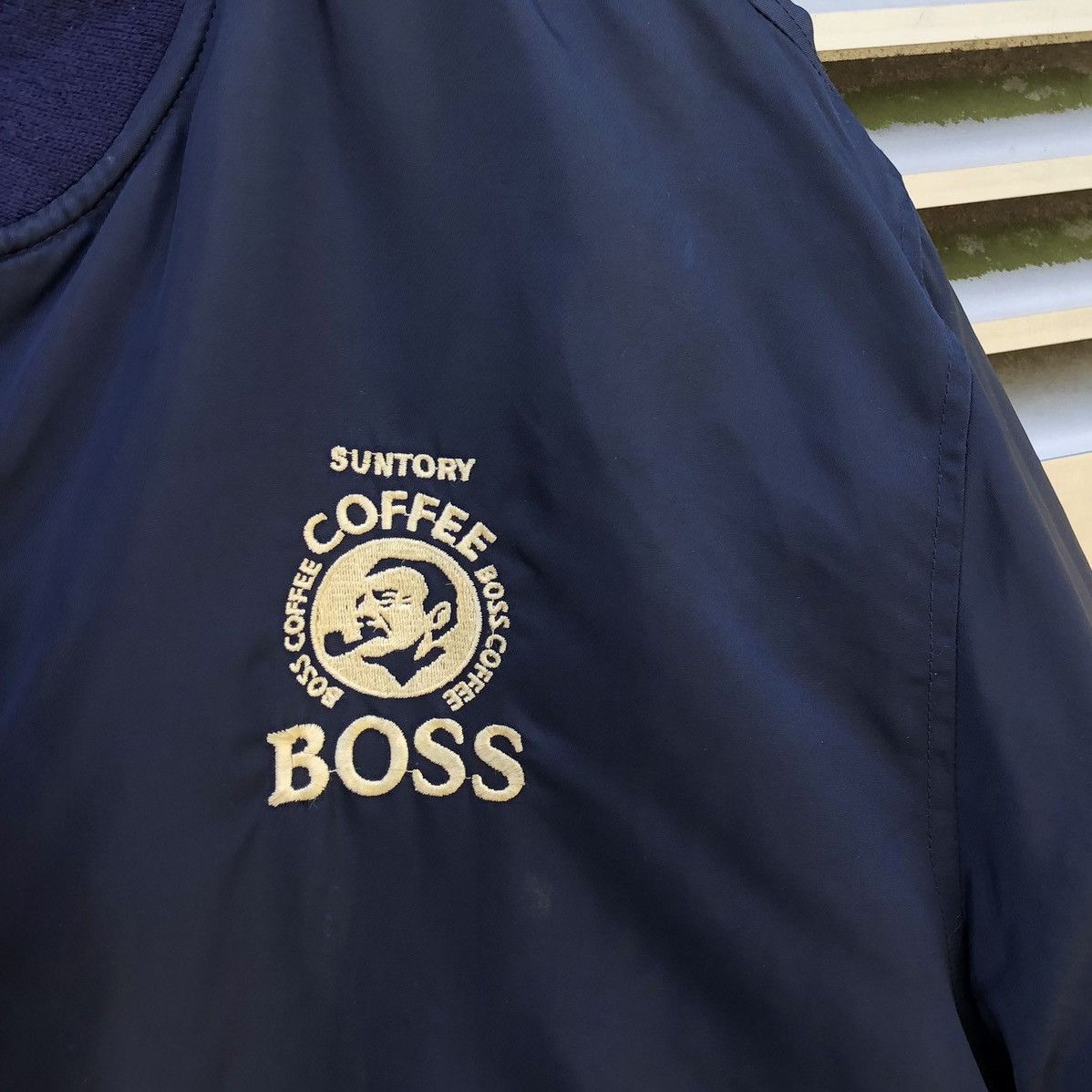 Vintage VTG Suntory Boss Coffee Embroidery Logo MA-1 Bomber Jacket Size US M / EU 48-50 / 2 - 5 Thumbnail