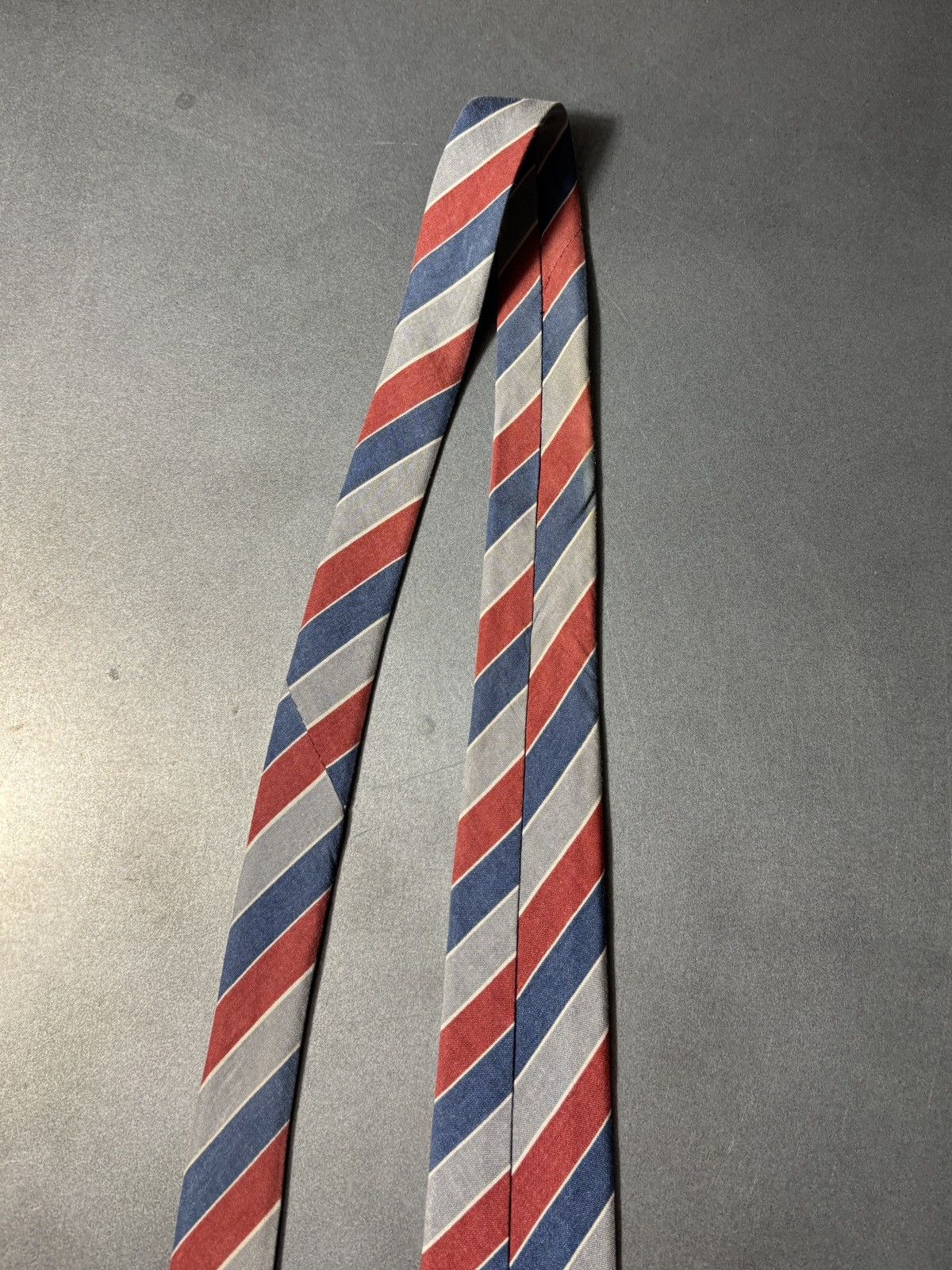 Lanvin Vintage Lanvin Tie 1970s Silk Necktie Striped Paris 1960s Size ONE SIZE - 10 Thumbnail