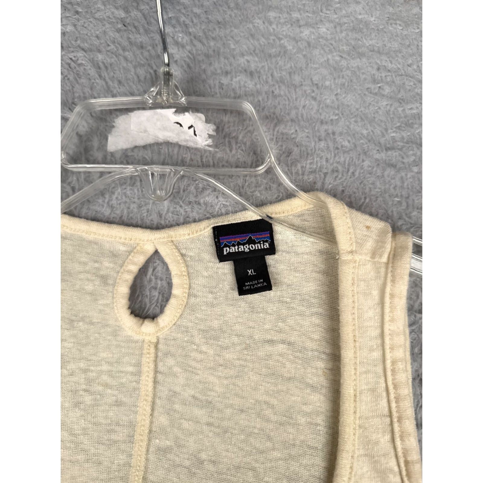 Patagonia Patagonia Shirt Womens XL Yellow Tank Sleeveless Linen Blend Jersey Crew Neck Pullover Casual Travel All Seasons Size XL / US 12-14 / IT 48-50 - 6 Thumbnail