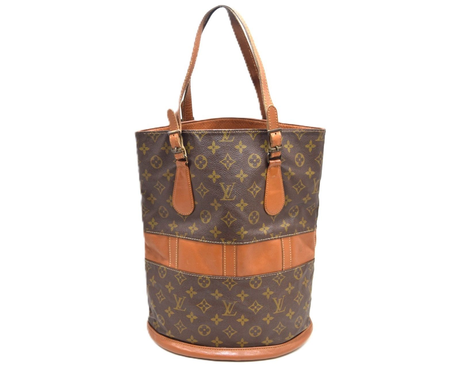 Louis Vuitton Louis Vuitton Bucket GM Hand Bag Monogram Canvas T42236 Size ONE SIZE - 1 Thumbnail