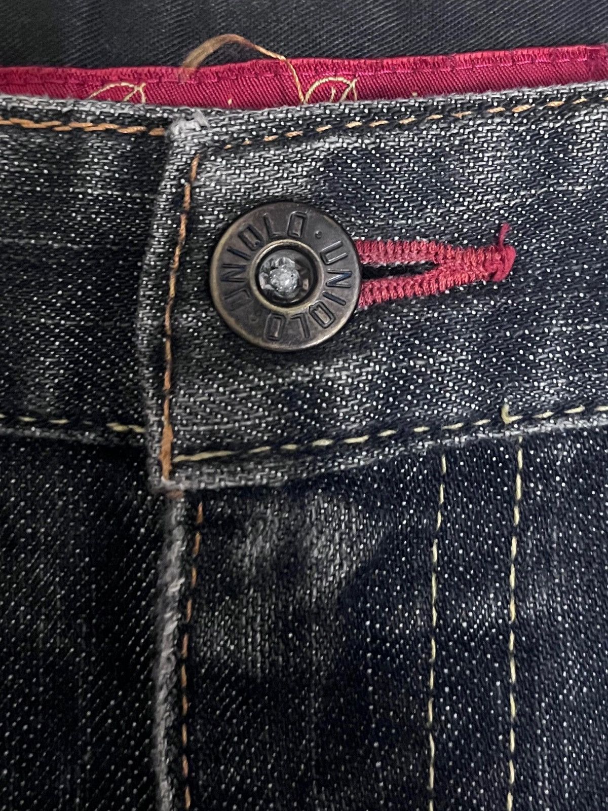 Beauty Beast × Jun Takahashi × Uniqlo Vintage Premium Uniqlo Distressed Style Jeans Size US 33 - 5 Thumbnail