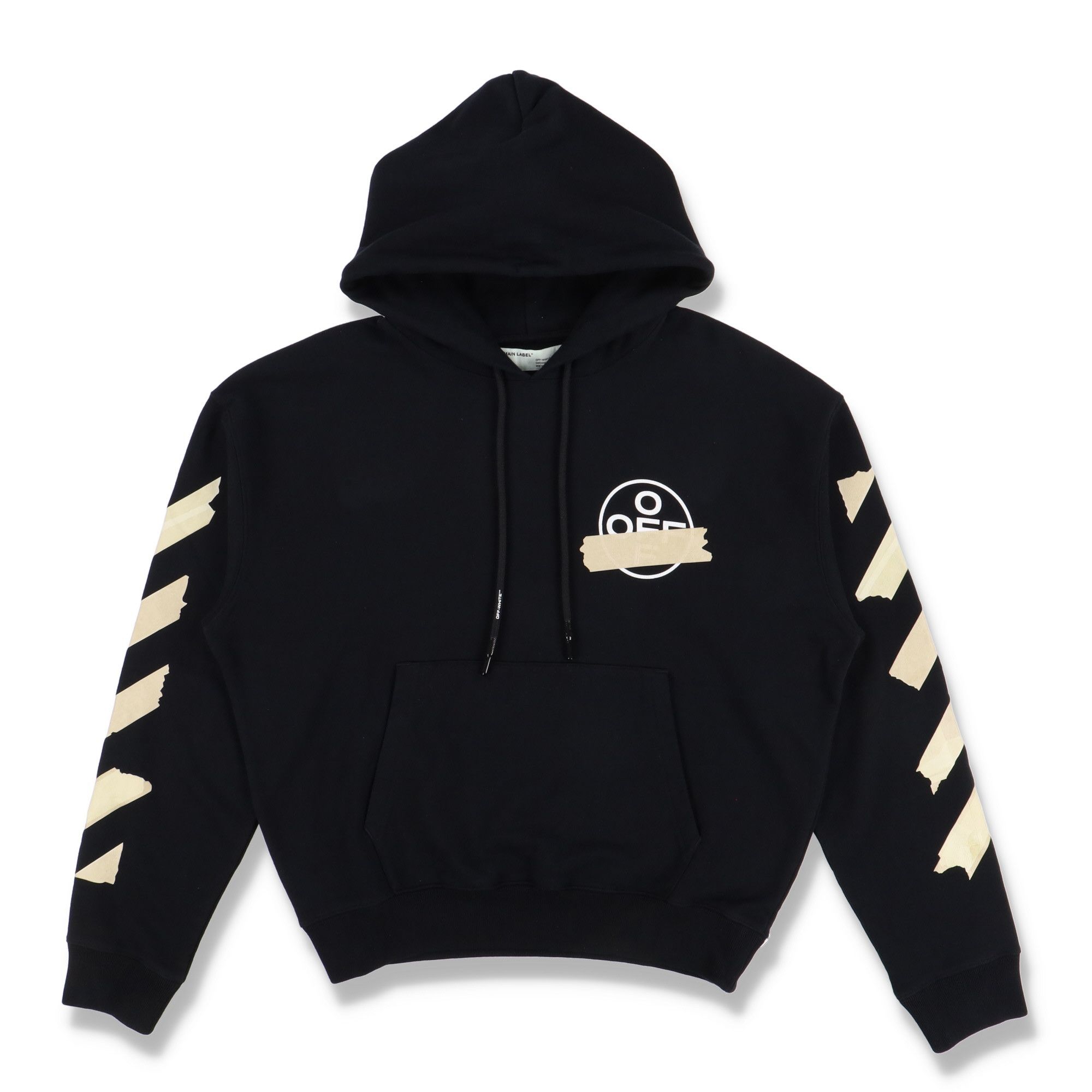 Off-White Black Tape Arrows Logo Oversized Hoodie Size US XXS / EU 40 - 5 Thumbnail