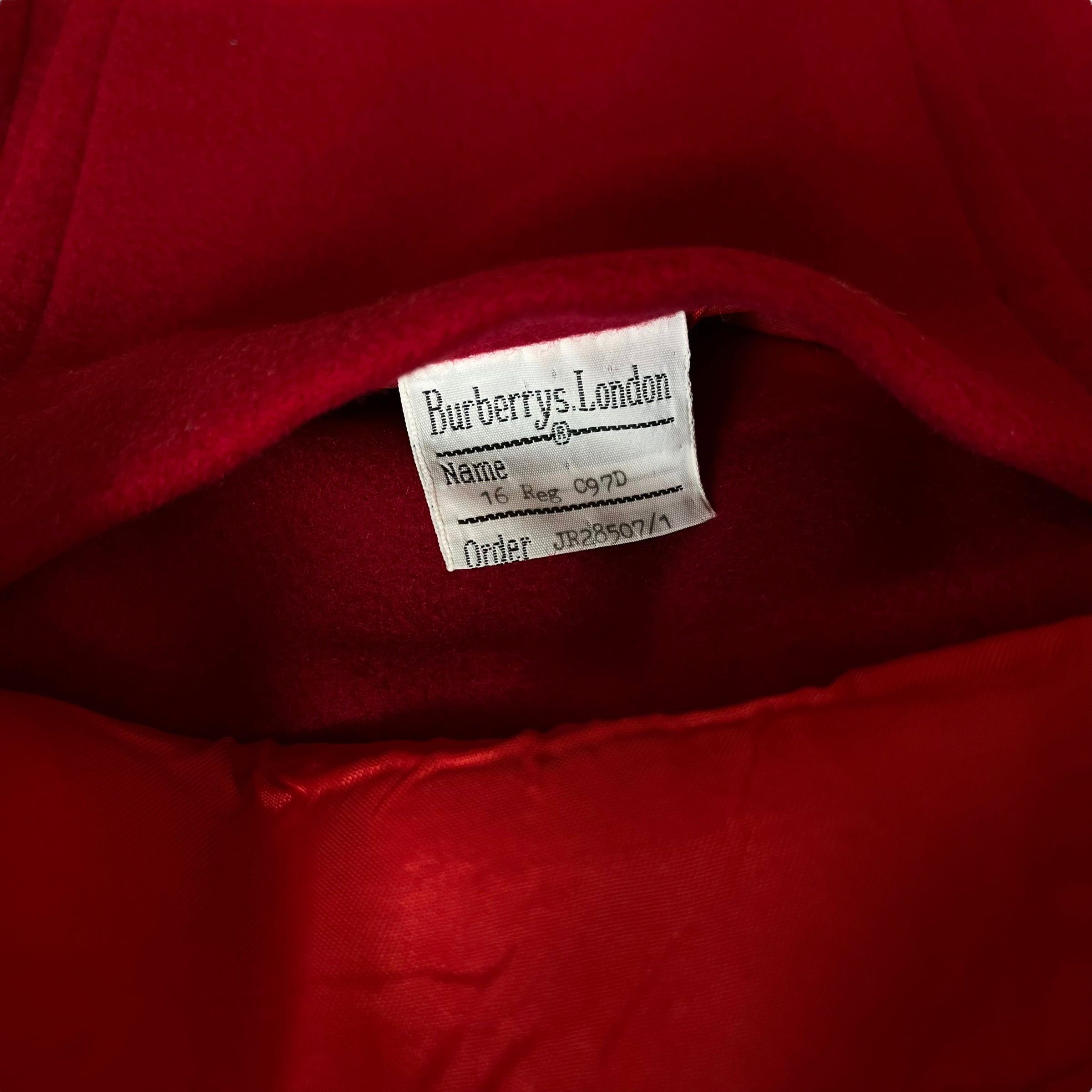 Burberry Vintage 80s Women's Burberry Wool & Camel Hair Coat Size L / US 10 / IT 46 - 3 Thumbnail