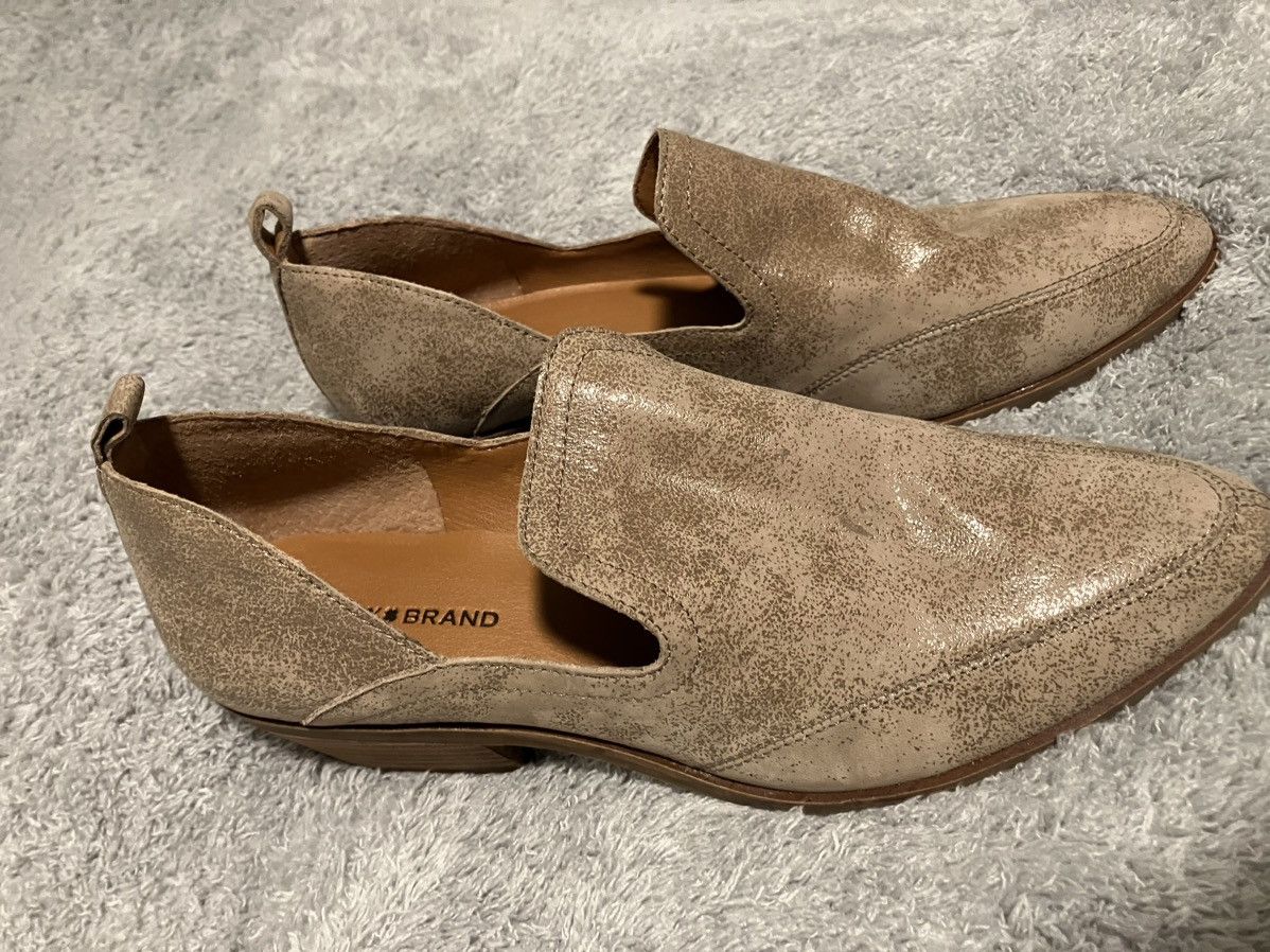 Lucky Brand Lucky Brand Mahzan Leather Women’s Slip On Bootie Loafer Size US 8 / IT 38 - 10 Thumbnail