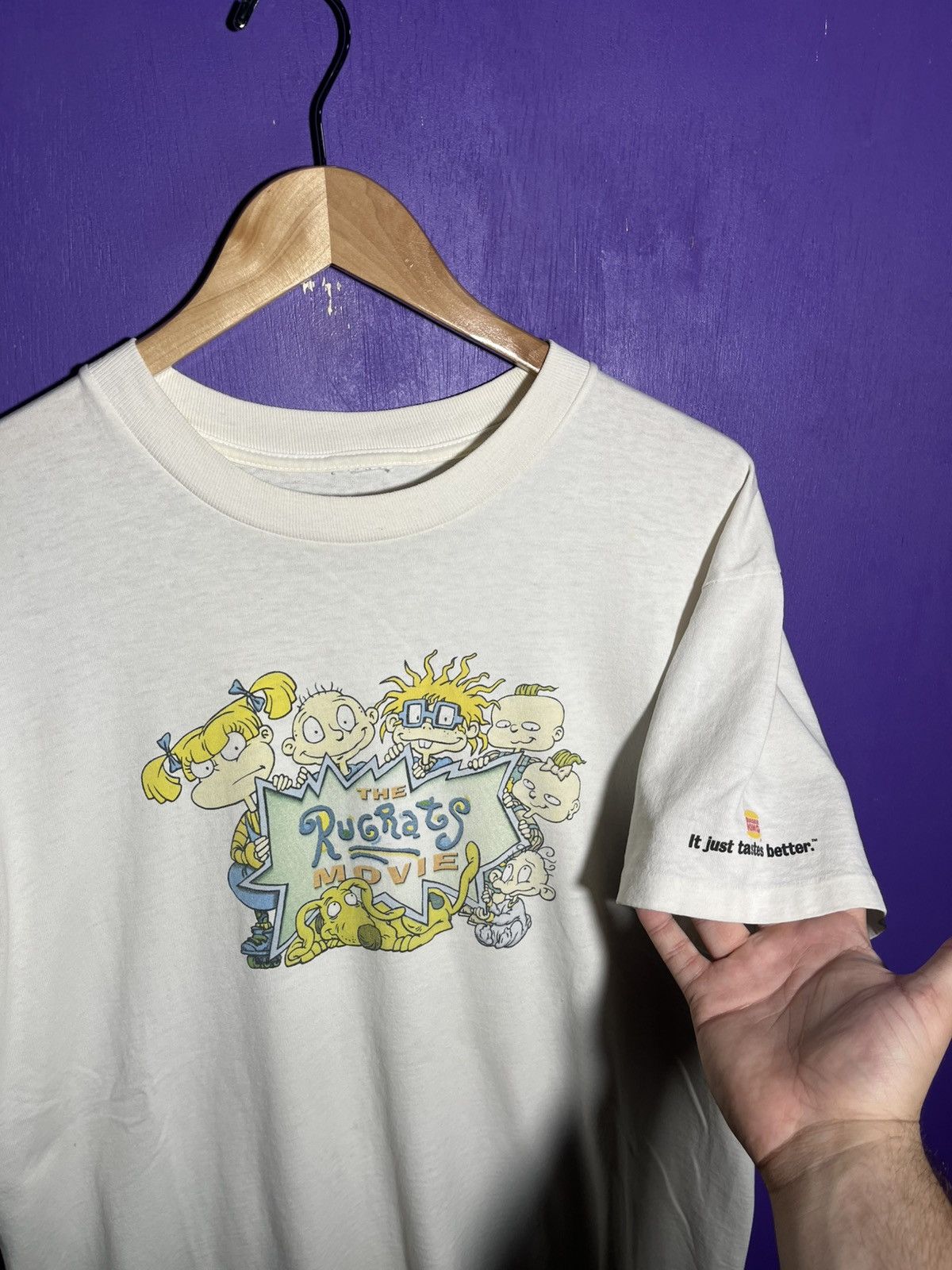 Vintage Vintage 90s The Rugrats movie promo t-shirt Size US L / EU 52-54 / 3 - 3 Thumbnail