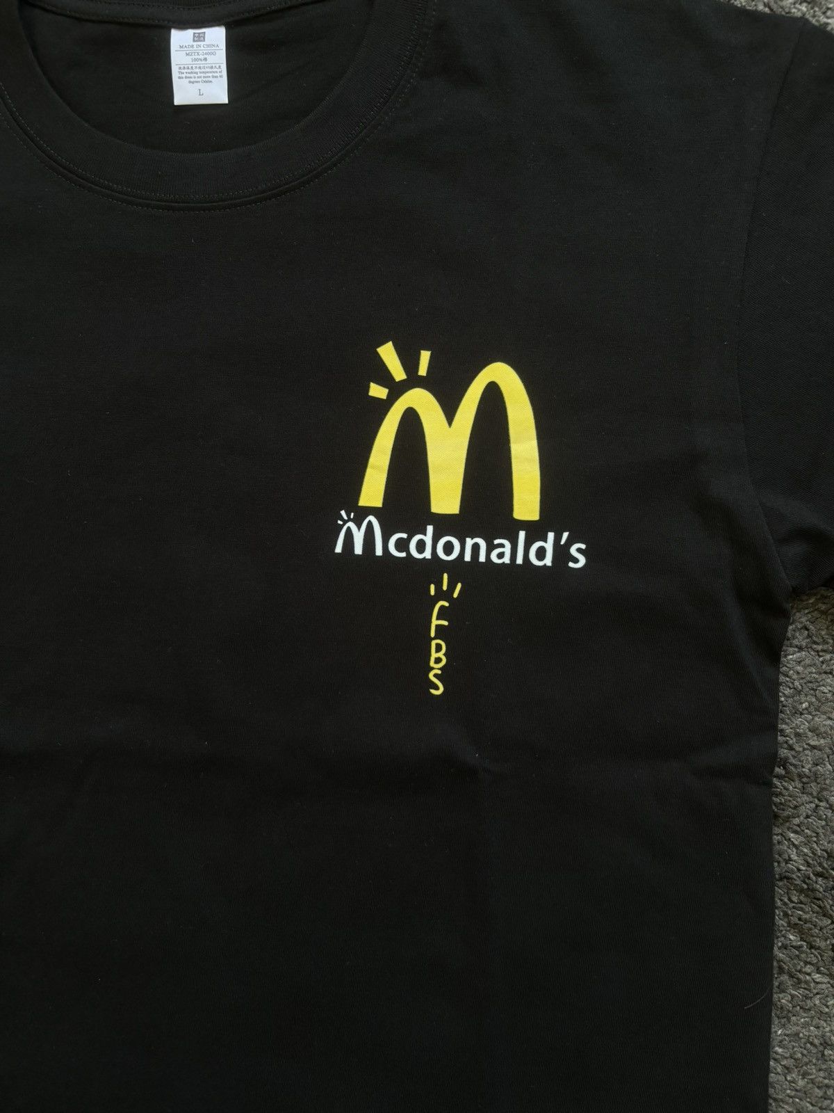 CNCPTS × Vintage Vintage McDonald’s delicious food heavyweight black tee Size US M / EU 48-50 / 2 - 6 Thumbnail