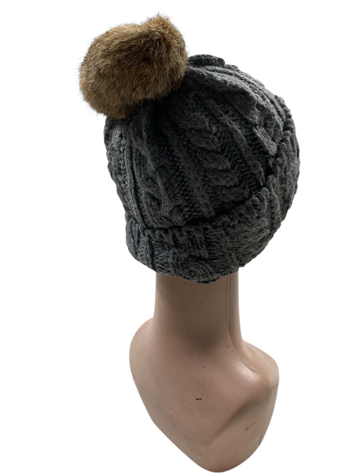 Japanese Brand × Kapital × Vintage Crochet knitted Fur Beanie Hats RARE Size ONE SIZE - 4 Thumbnail
