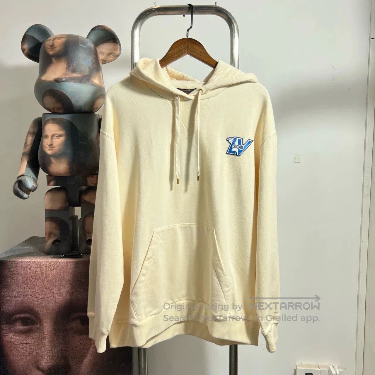 Louis Vuitton Louis Vuitton Embroidered Logo Hoodie. Size US XL / EU 56 / 4 - 1 Thumbnail