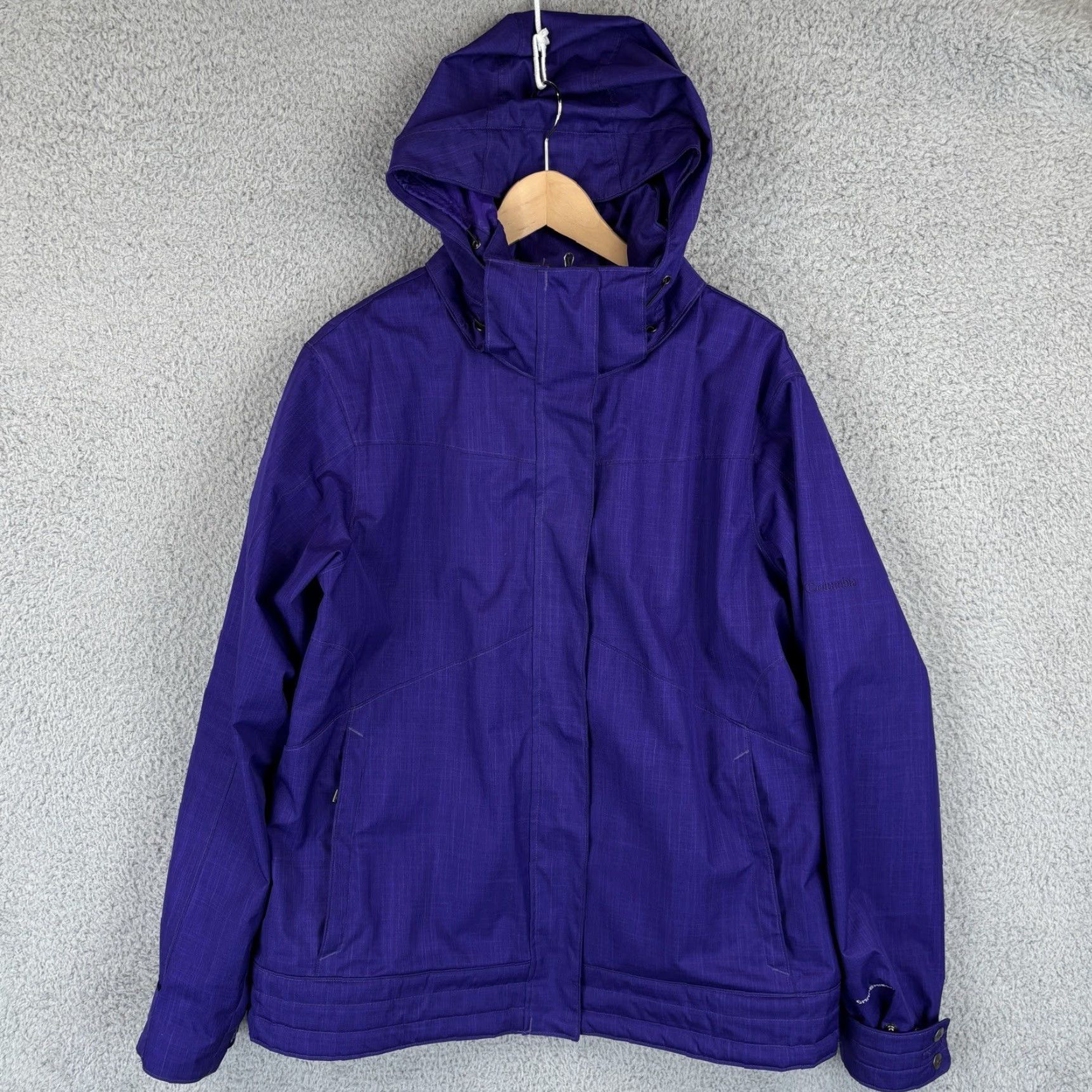 Vintage Columbia Bugaboo III Fleece Interchange Jacket 3 in 1 Ski Coat Purple XL Womens Size XL / US 12-14 / IT 48-50 - 7 Thumbnail