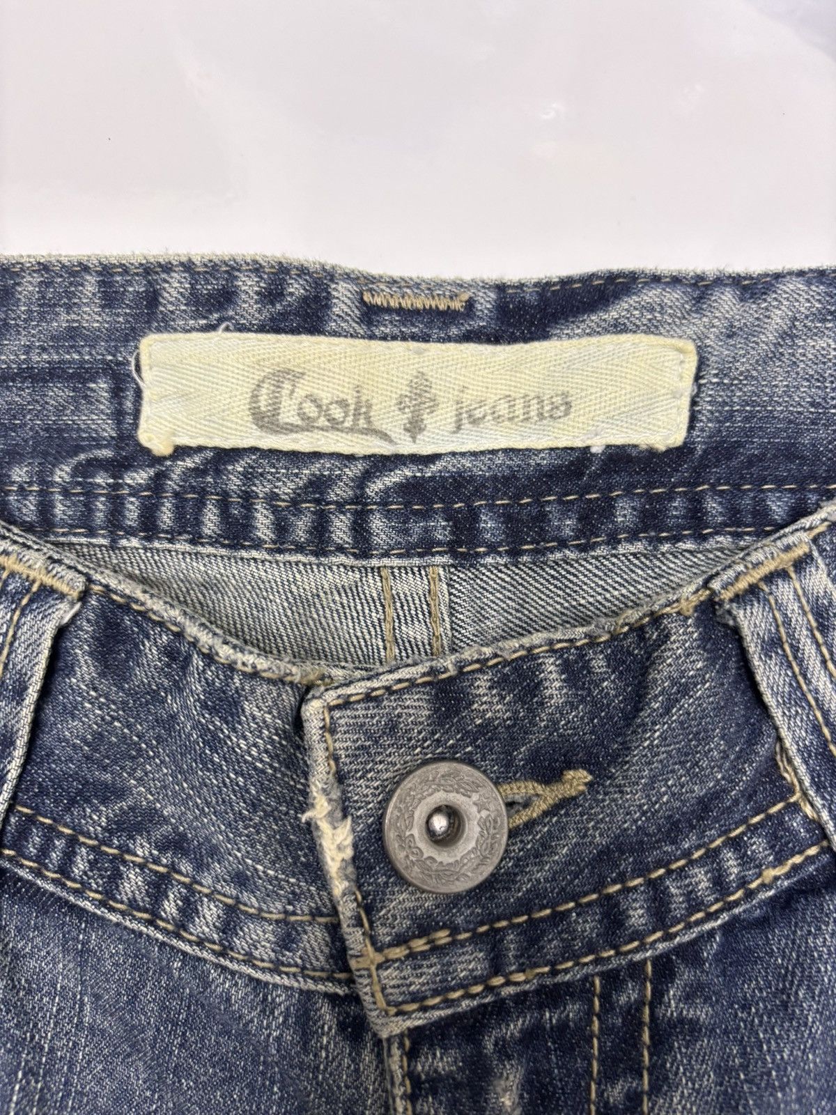 Cook Jeans Rare Cook Jeans Patchwork Distressed Denim Jeans Size US 28 / EU 44 - 9 Thumbnail