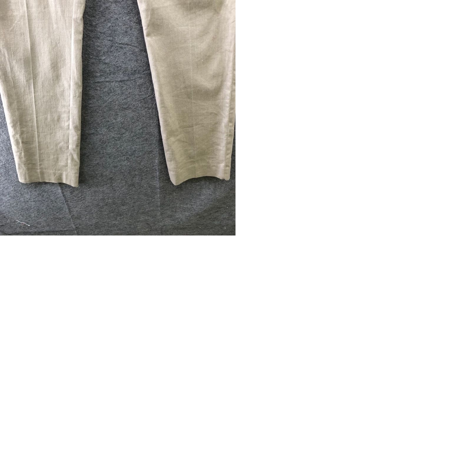 Calibre Calibre Linen Blend Dress Pants Mens 34x33 Beige Flat Front Slim Straight Pants Size US 34 / EU 50 - 9 Thumbnail