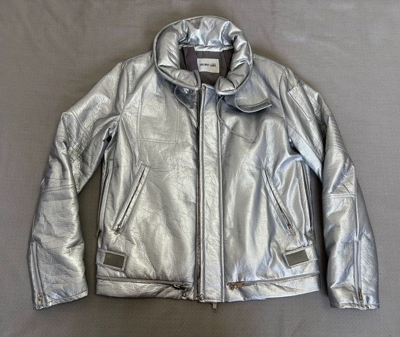 Helmut Lang HELMUT LANG Silver Aerospace jacket Size US M / EU 48-50 / 2 - 1 Thumbnail