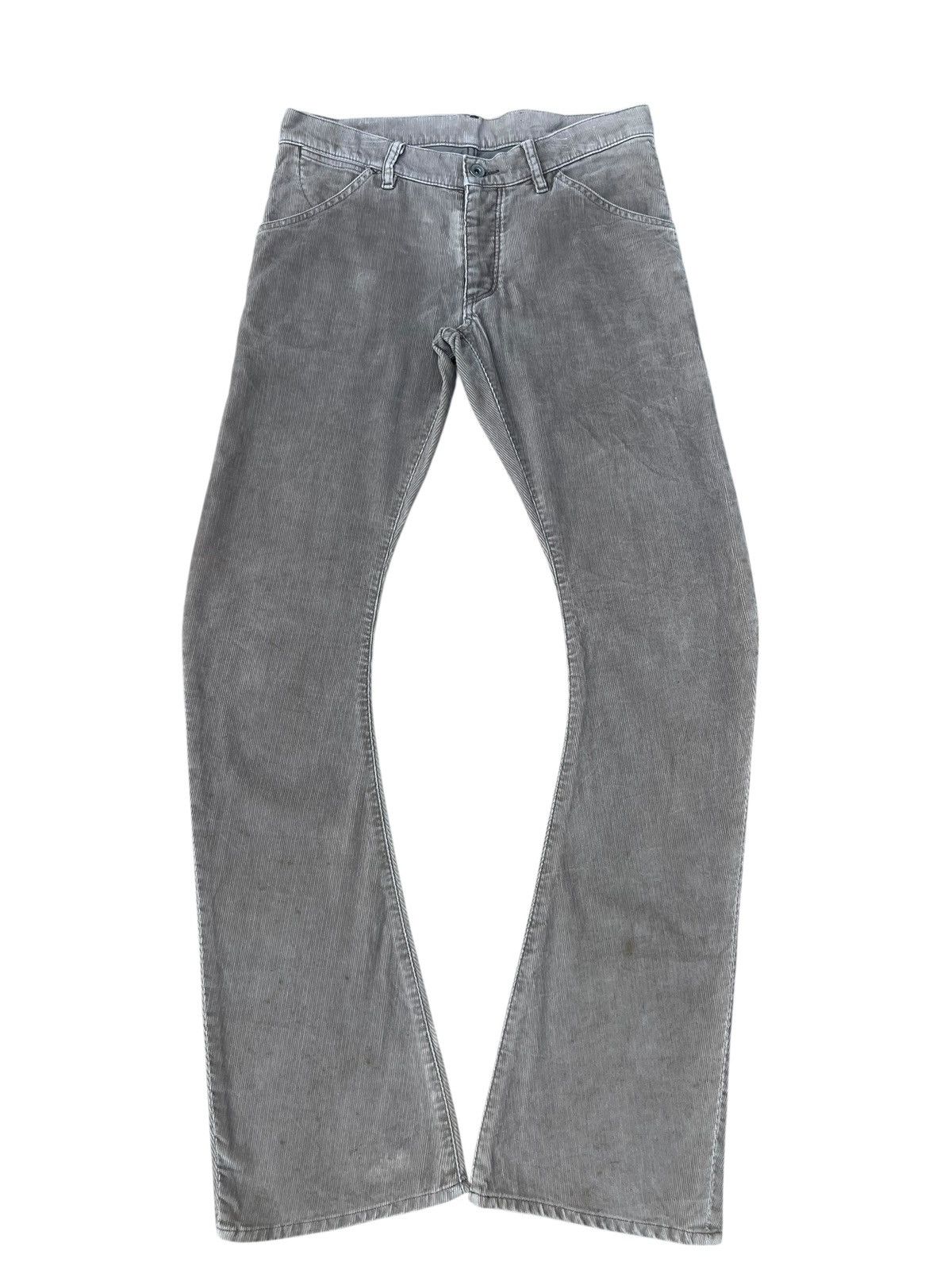 Kazuyuki Kumagai Attachment Attachment Japan Faded Stains Corduroy Bootcut Jeans Size US 30 / EU 46 - 1 Thumbnail
