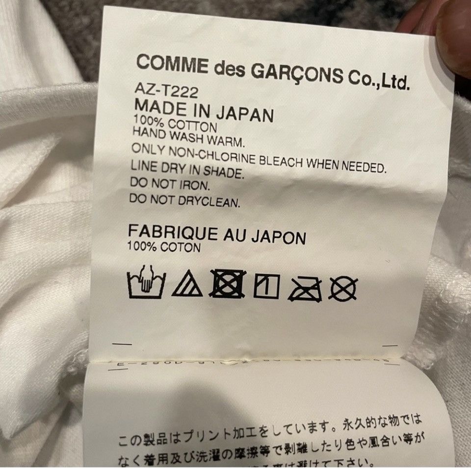Comme des Garcons Comme des garçons play double heart t-shirt small Size US S / EU 44-46 / 1 - 2 Thumbnail