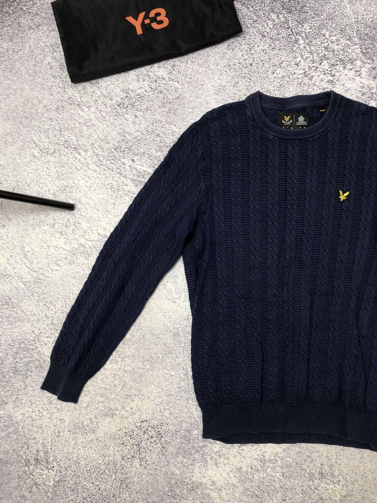 Lyle & Scott Men’s sweater Lyle&Scott size M y2k vintage usa Size US M / EU 48-50 / 2 - 2 Thumbnail