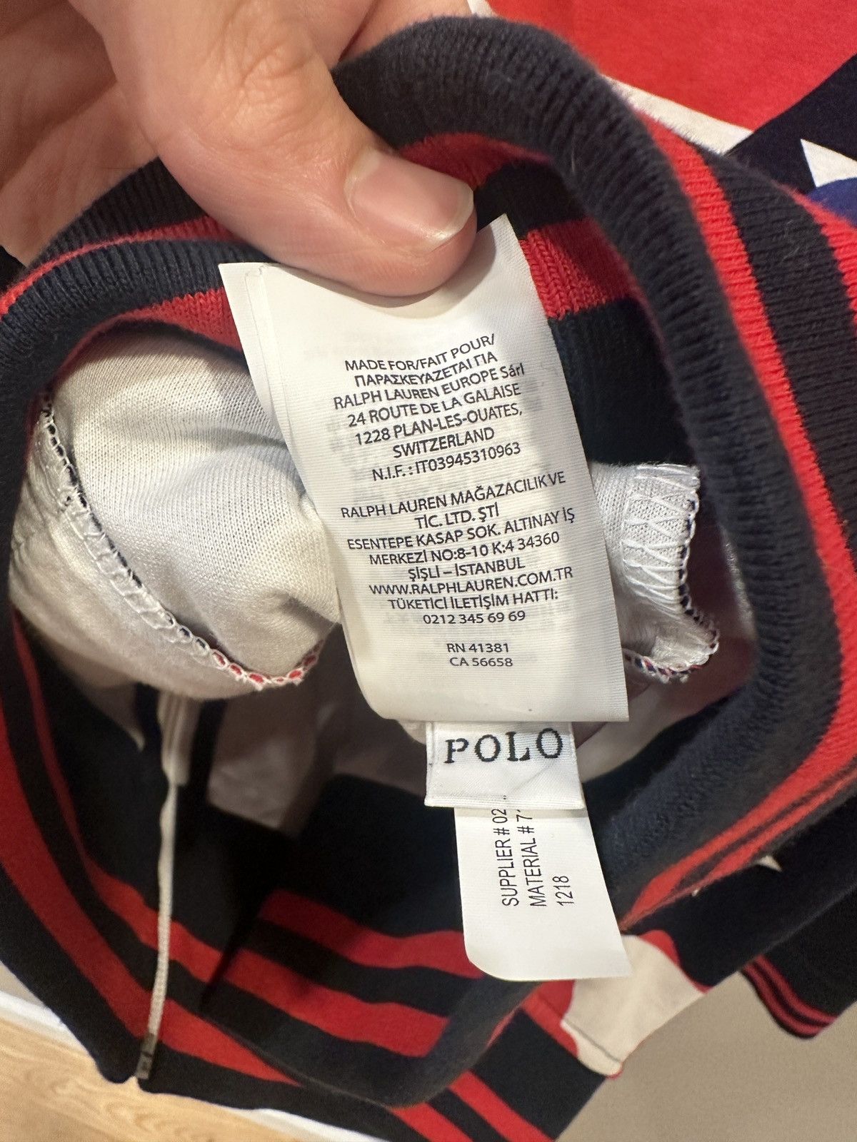 Polo Ralph Lauren Polo Ralph Lauren Flag Zip Up Size US L / EU 52-54 / 3 - 4 Thumbnail