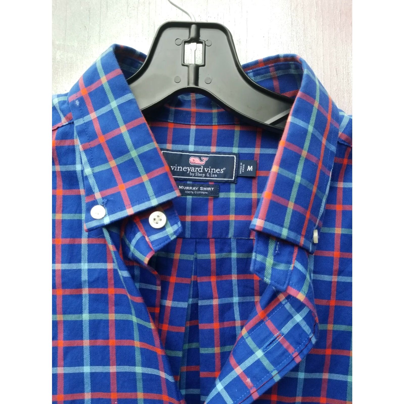 Vineyard Vines Vineyard Vines Murray Shirt Mens blue Plaid LS Button Down Size Medium Size US M / EU 48-50 / 2 - 2 Thumbnail