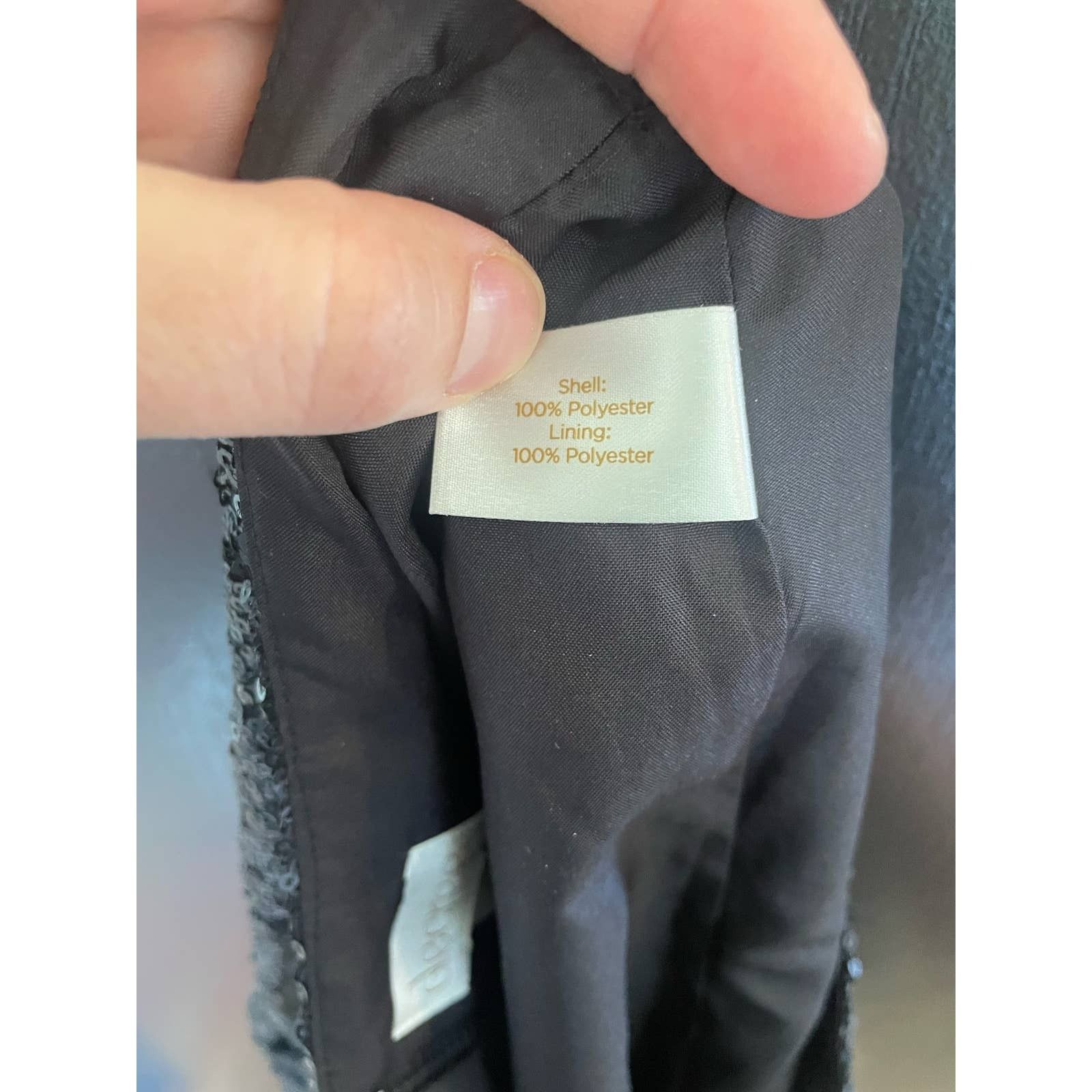 Decree Decree Black Sequin Mini Skirt, Size Medium Size 26" / US 2 / IT 38 - 5 Thumbnail