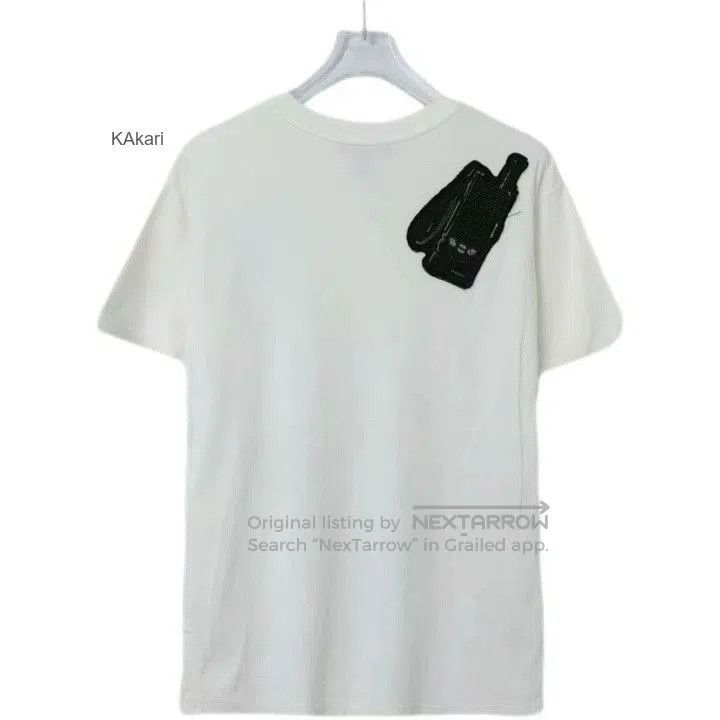 Louis Vuitton Louis Vuitton White Embroidered Cotton T. Size US M / EU 48-50 / 2 - 2 Thumbnail
