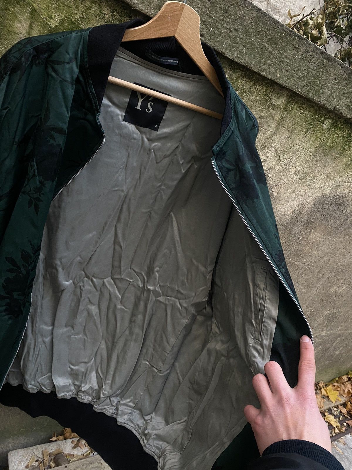 Y's × Yohji Yamamoto Y’s by Yohji Yamamoto Flowered Overprinted Jacket Size L / US 10 / IT 46 - 14 Thumbnail
