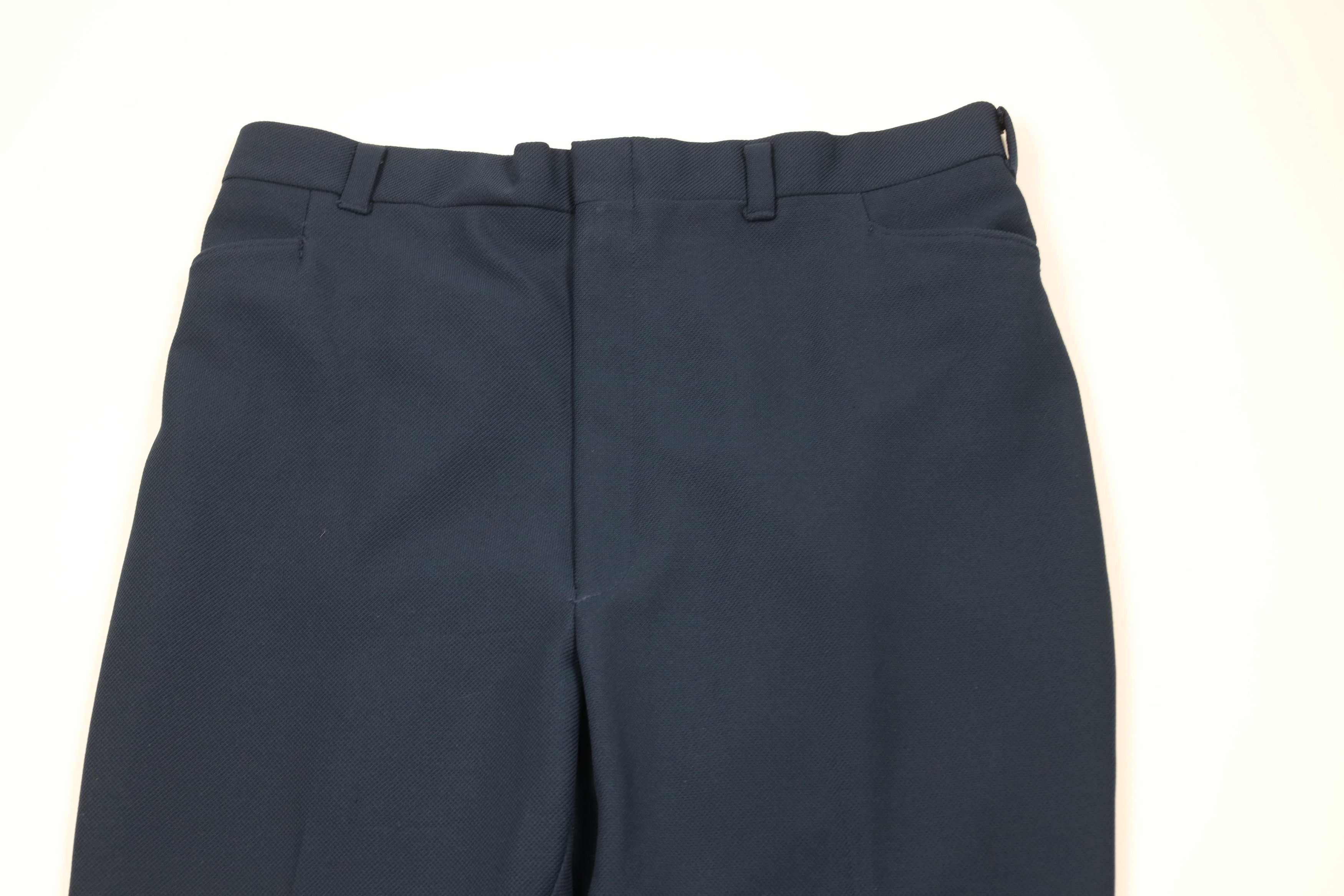 Vintage Vintage 70s Streetwear Bell Bottoms Chino Pants Blue USA Size US 32 / EU 48 - 2 Thumbnail