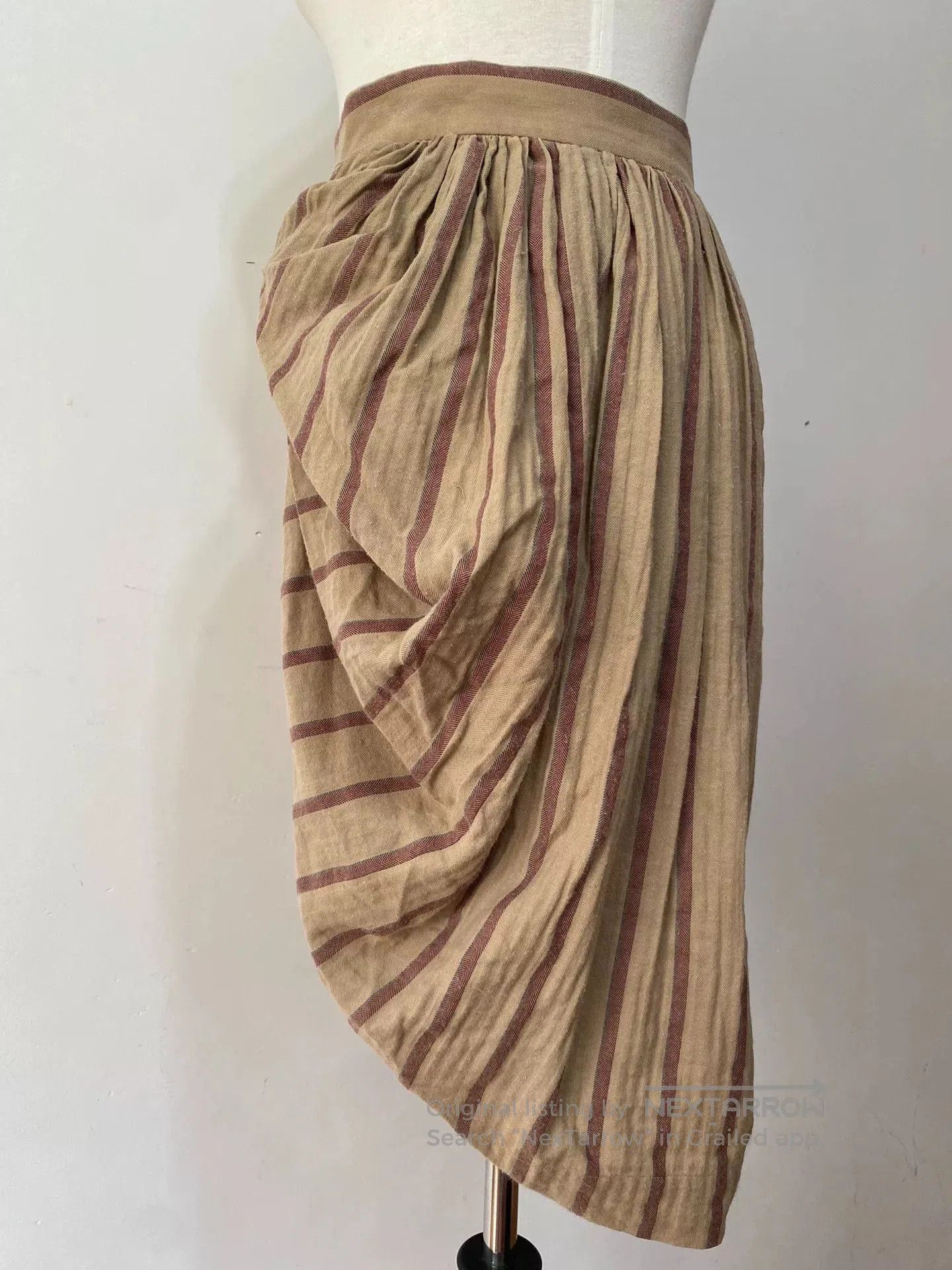 Vivienne Westwood Vivienne Westwood Vintage Brown Stripe Skirt. Size 35" - 3 Thumbnail