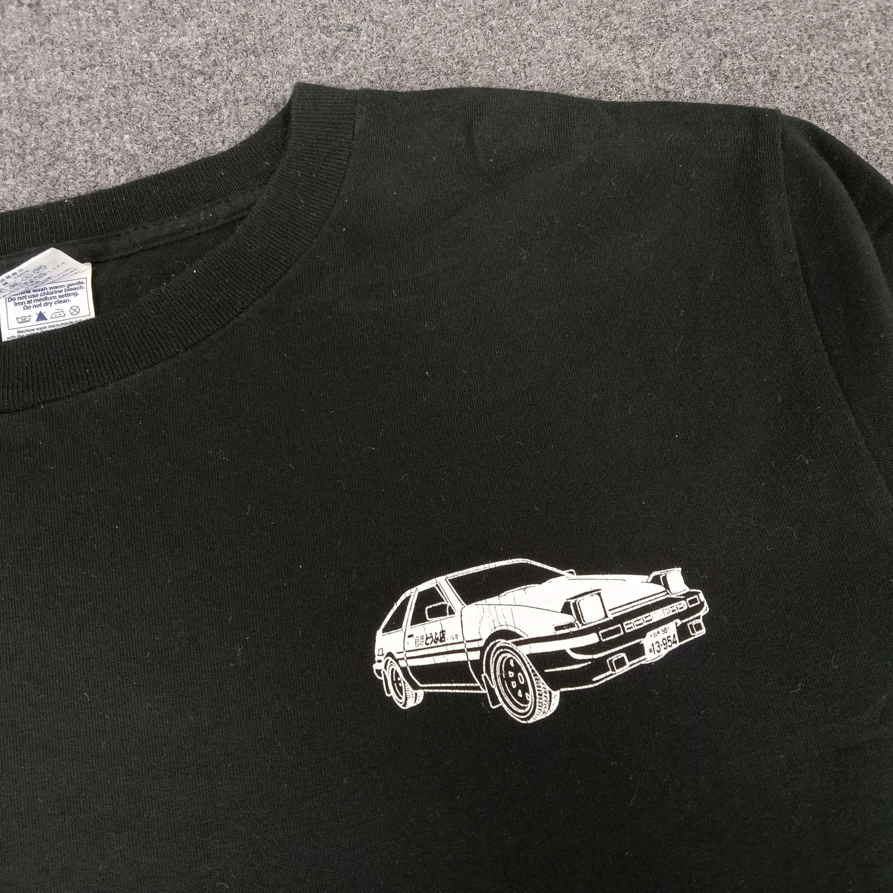 Anime Initial-D X Animax Japanese Anime Long SLeeve Tshirt Size US L / EU 52-54 / 3 - 6 Thumbnail