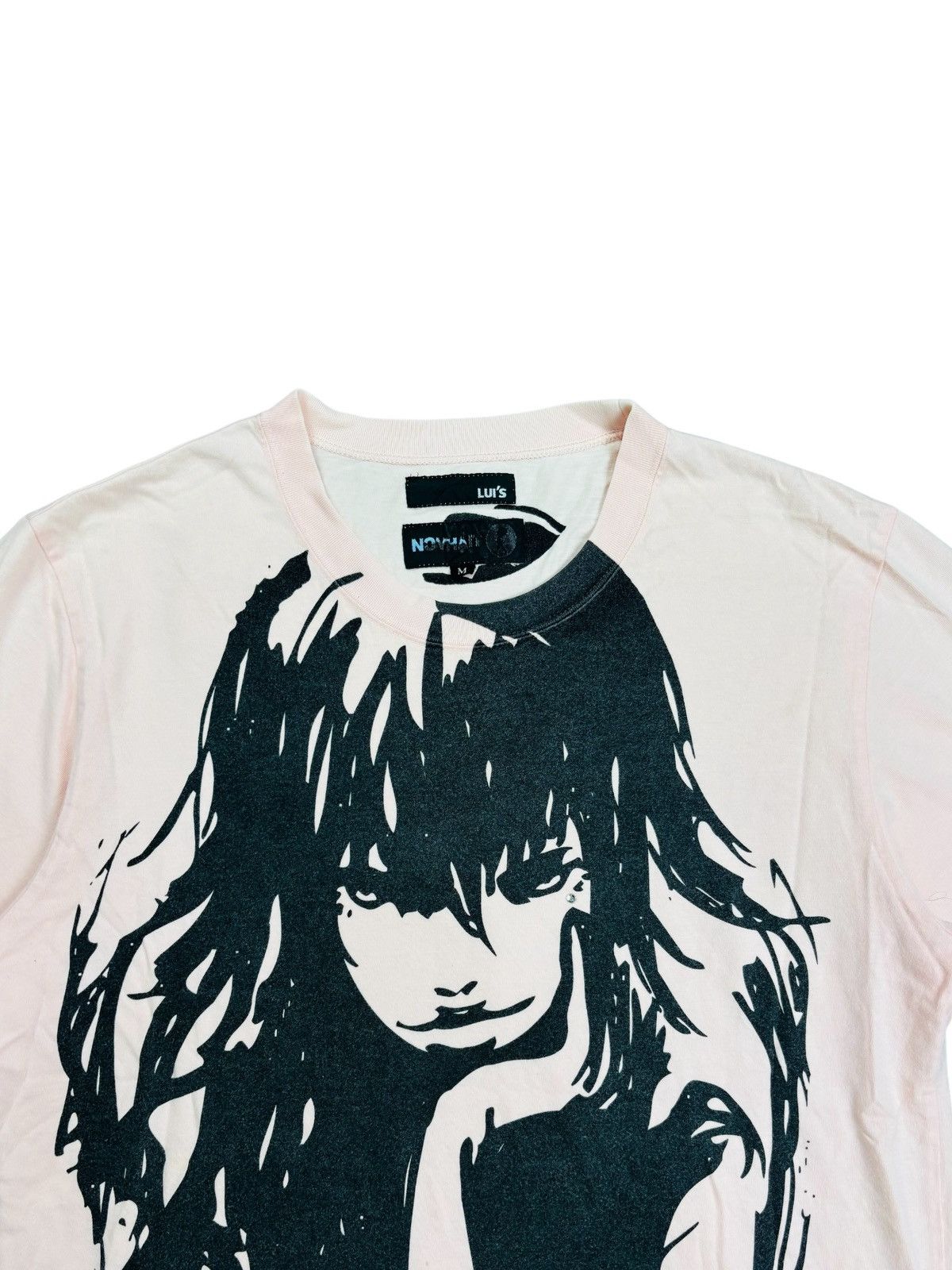 Hysteric Glamour 2000s Ncyhait - Printed Face Pink Tee Size US M / EU 48-50 / 2 - 3 Thumbnail