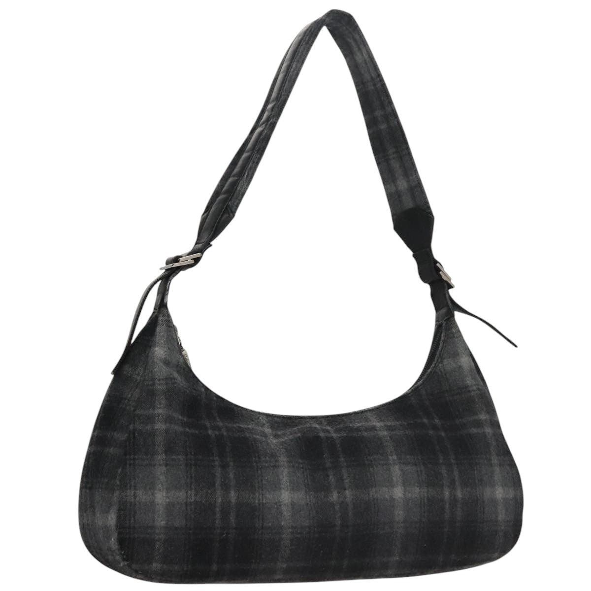 Salvatore Ferragamo Salvatore Ferragamo Shoulder Bag Wool Gray Size ONE SIZE - 1 Thumbnail