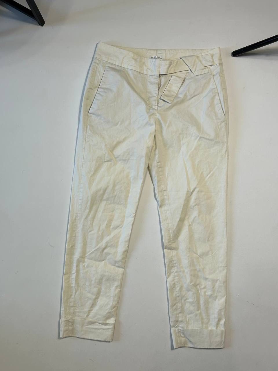 Brunello Cucinelli Brunello Cucinelli luxury pants beige Size 27" / US 4 / IT 40 - 10 Thumbnail