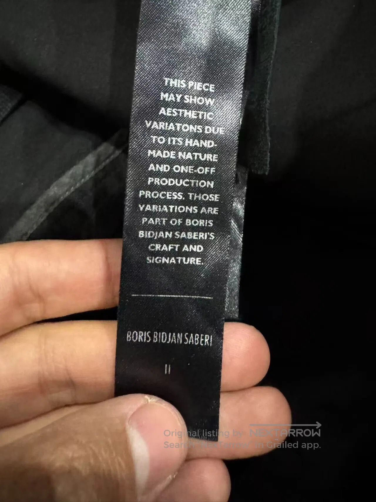 Boris Bidjan Saberi BORIS BIDJAN SABERI P14 Waxed Pants. Size US 44 / EU 60 - 8 Thumbnail