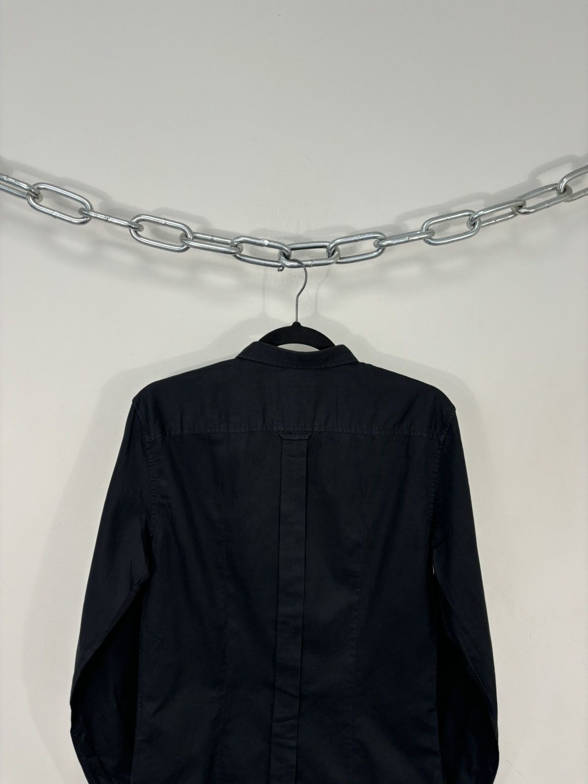 Dolce & Gabbana Vintage Dolce & Gabbana Men’s Black Luxury Button Up Shirt Size US S / EU 44-46 / 1 - 16 Thumbnail