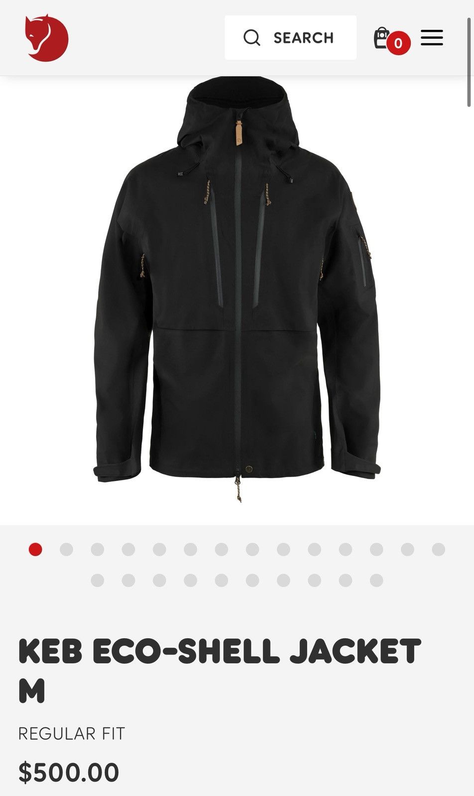 Fjallraven Keb Eco-Shell Size US M / EU 48-50 / 2 - 1 Thumbnail