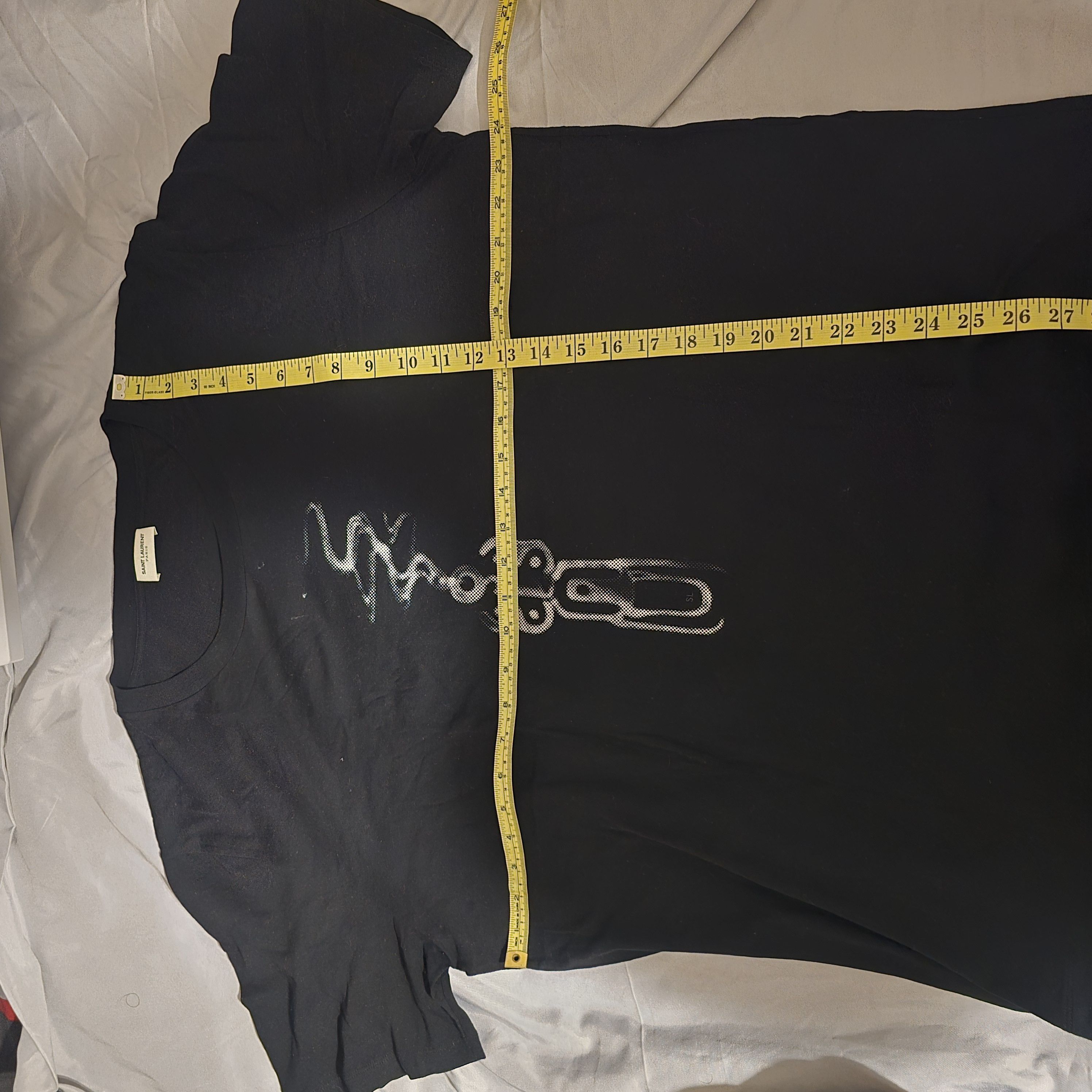 Saint Laurent Paris Saint Laurent Saint Laurent Black Gun T-Shirt Size US XXL / EU 58 / 5 - 3 Thumbnail