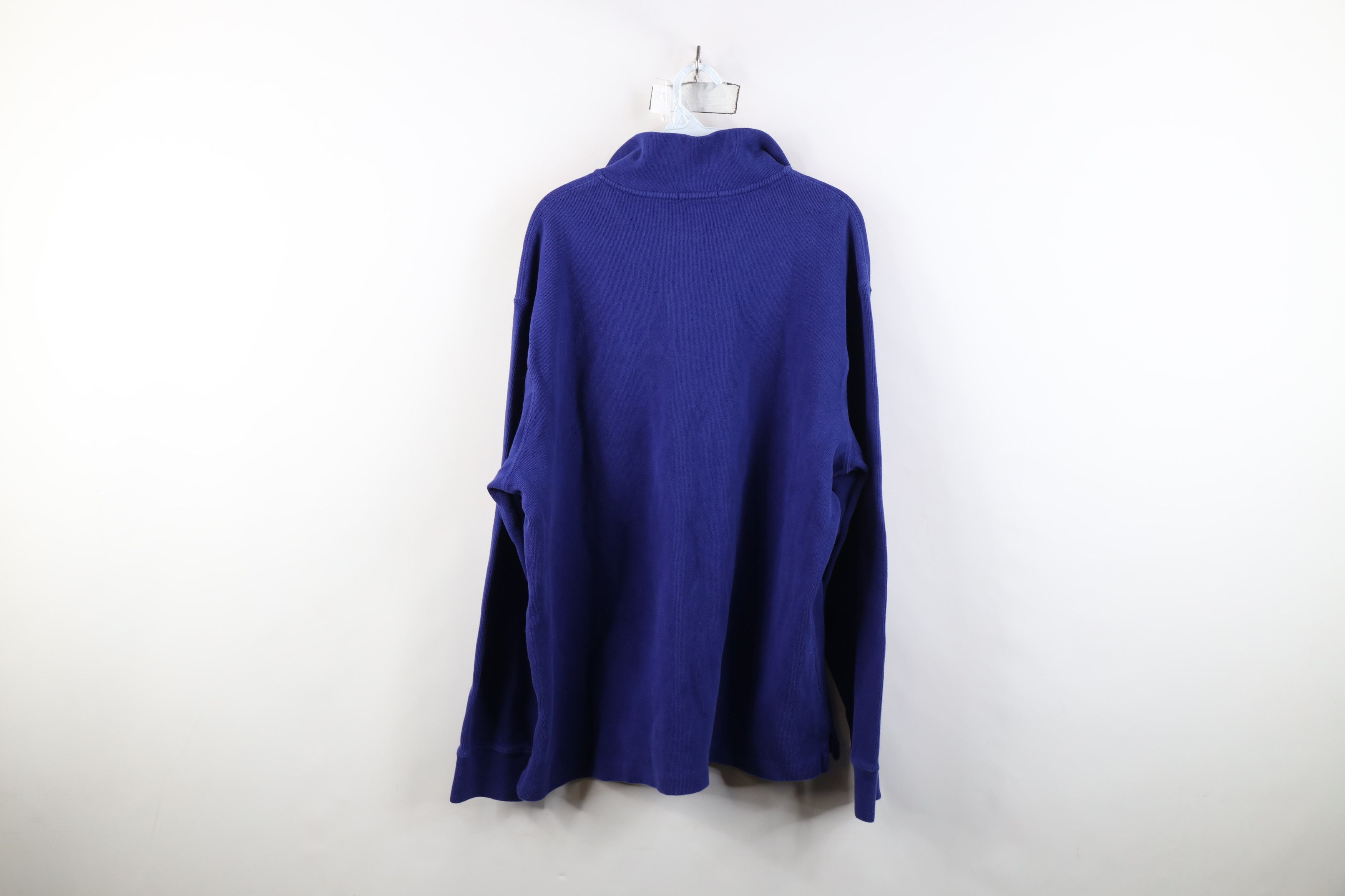 Ralph Lauren Vintage Ralph Lauren Ribbed Knit Half Zip Pullover Sweater Size US XL / EU 56 / 4 - 13 Thumbnail